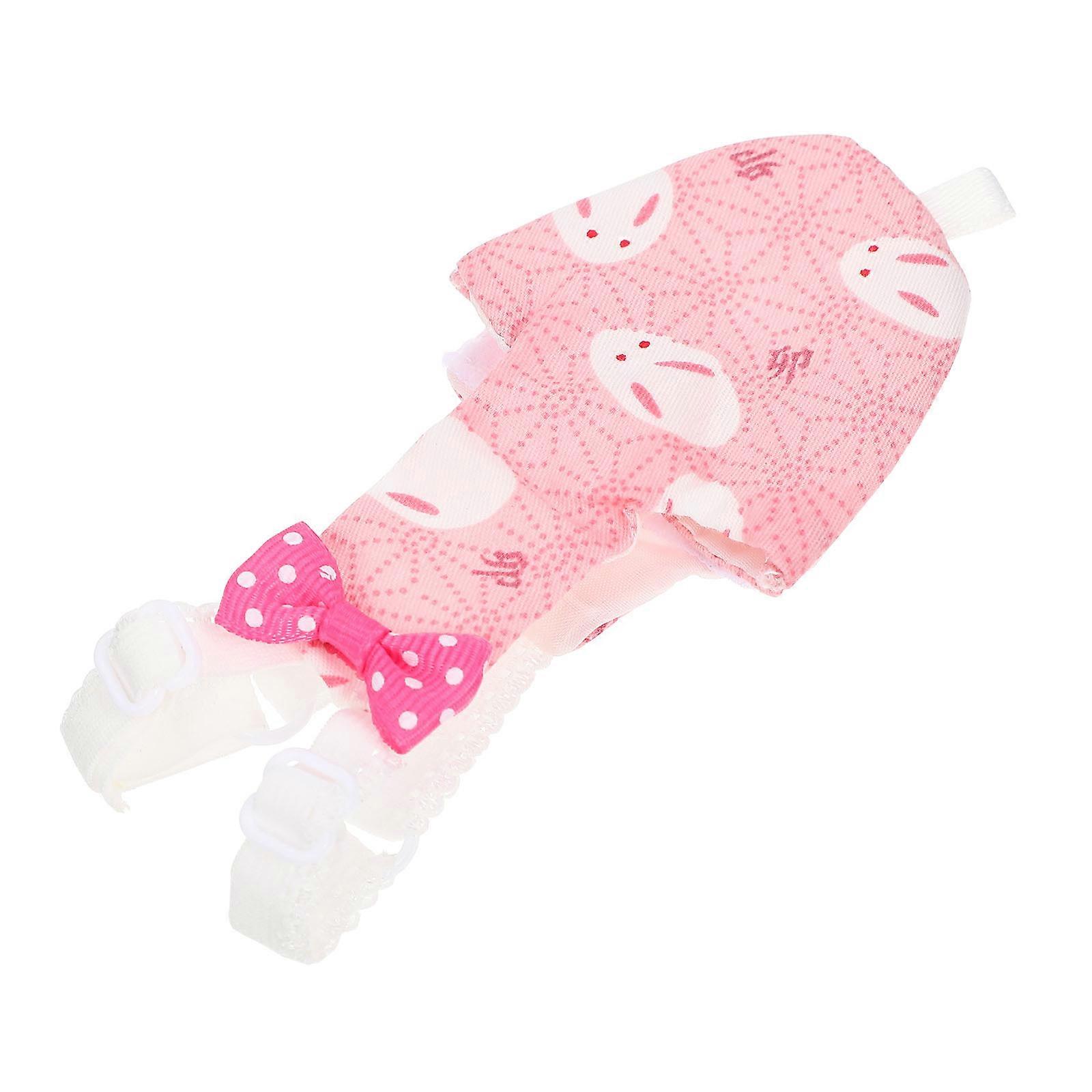 Washable Bird Diaper Parrot Bird Decorative Clothes Pink Cotton Suitable For Everyday Use 1Pcs