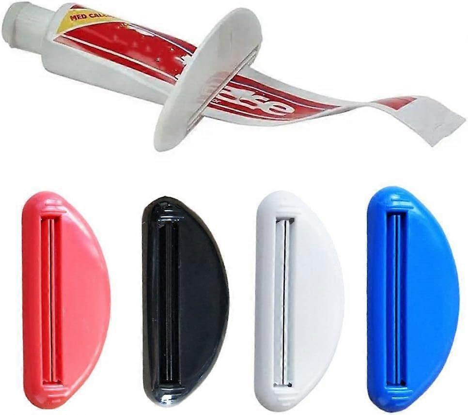 Toothpaste Squeezer Multicolor Plastic 4 Pack Toothpaste Dispenser Clips Simple Practical Design Kid Friendly Daily Use