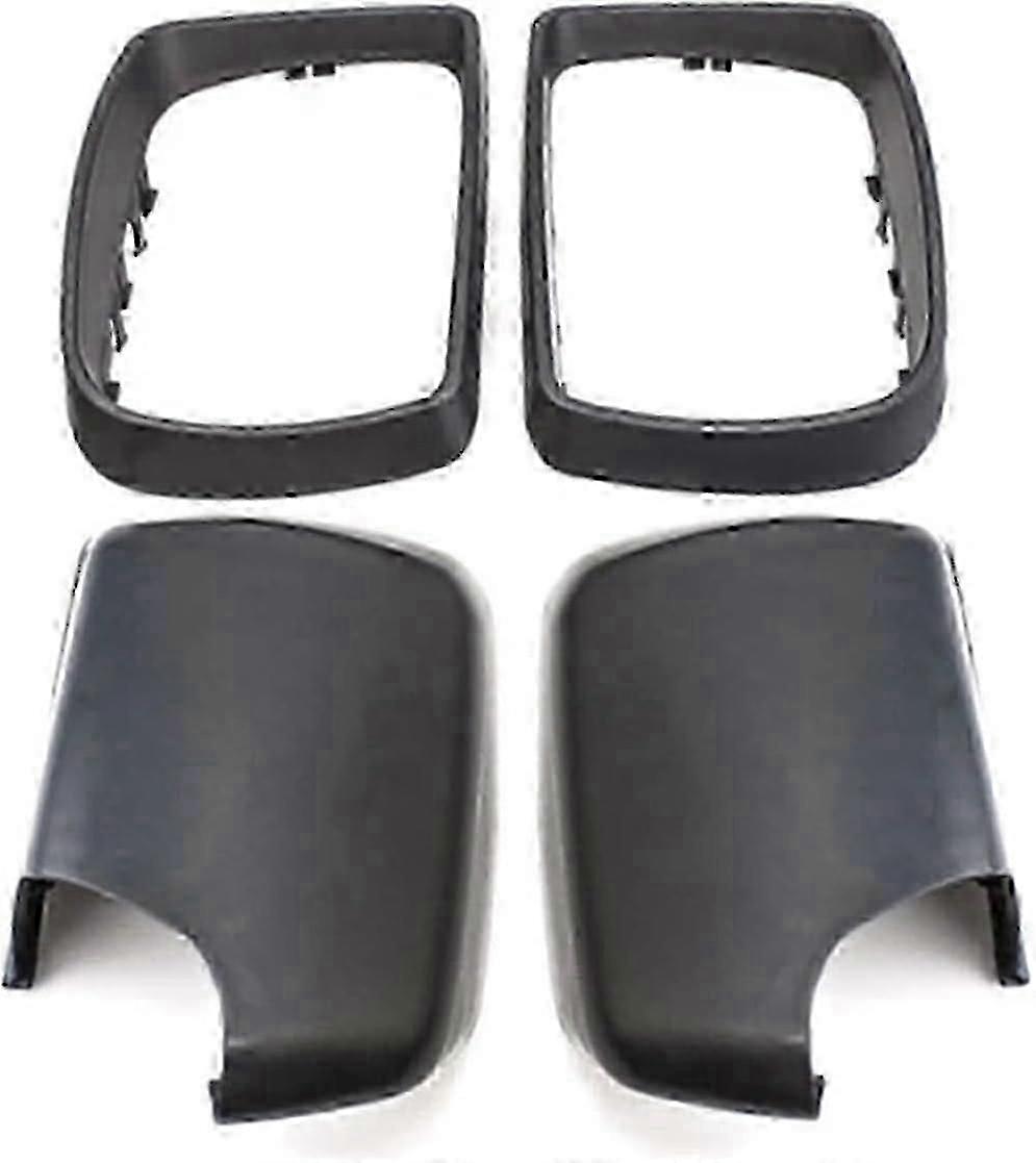 Wing Mirror Cover Frame, EVURU Side Mirror Cover Cap For BMW E53 X5 2000-2006 Door Wing Mirror Holder Rearview Mirror Trim Ring Housing Frame 51168256
