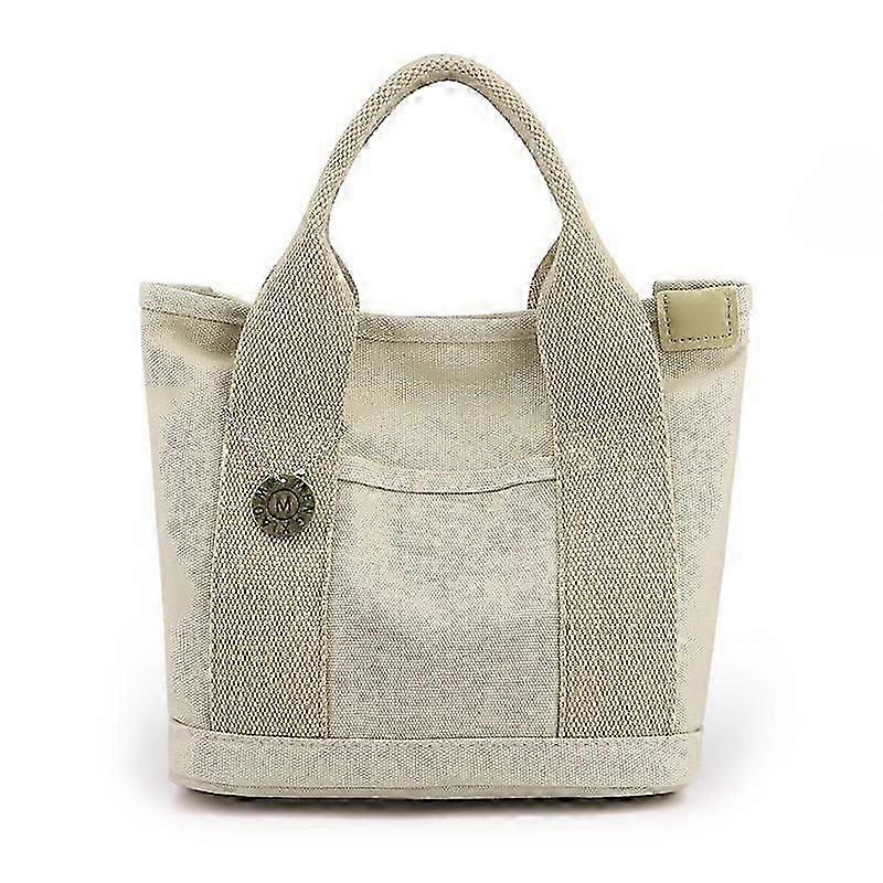 Everyday Canvas Tote Bag - Large Capacity with Multiple Pockets