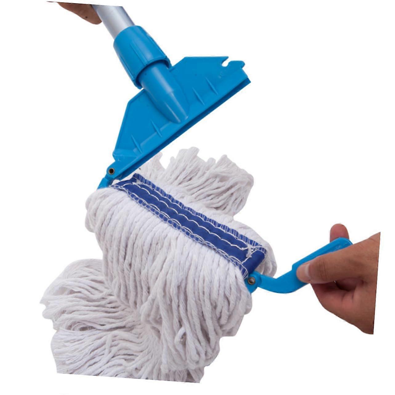 Mop Cloth Replacement Head Washable Microfiber Mop Refills for Floor and Bathroom Cleaning White