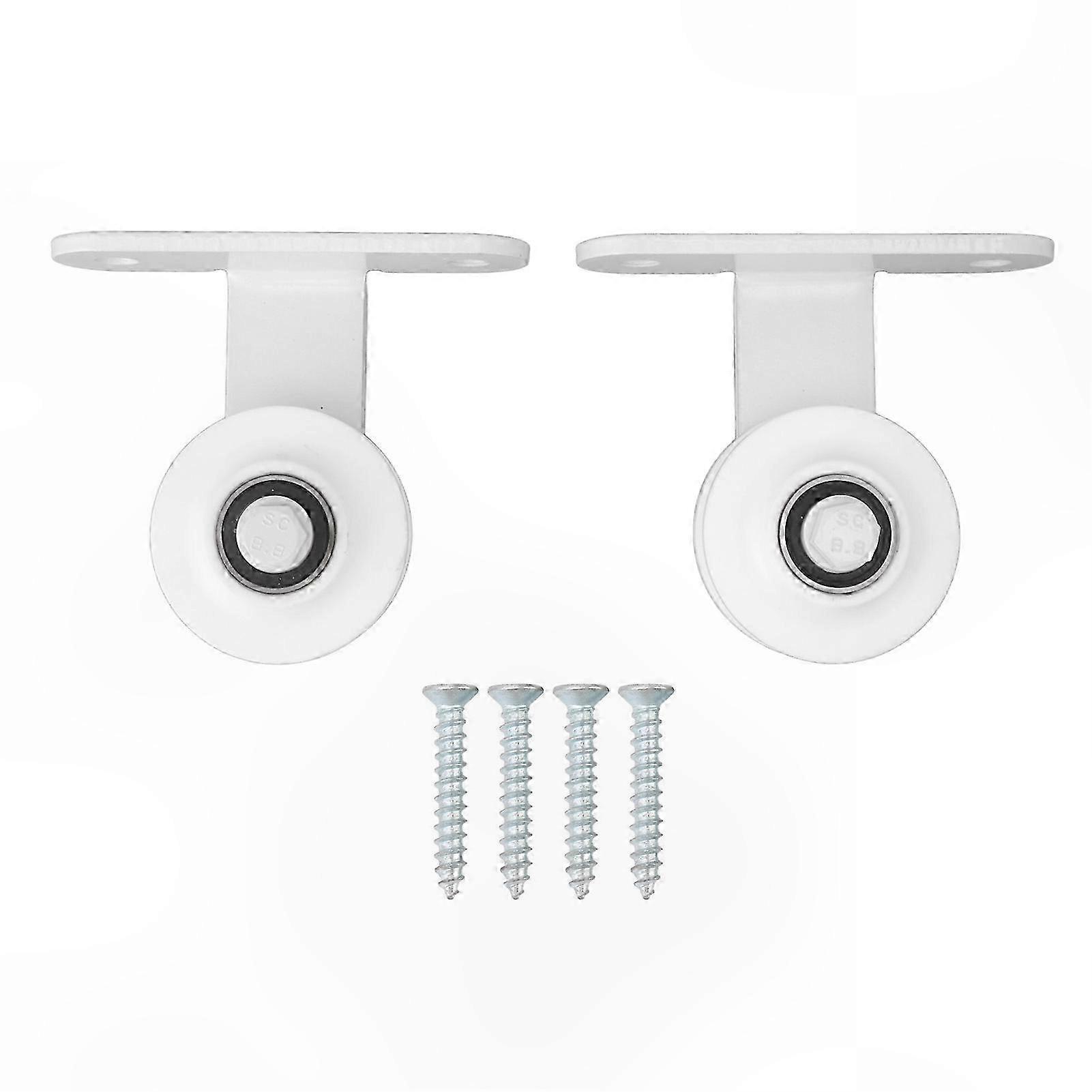 Heavy Duty Pulley Block Set - 2 Pack Silent Smooth Sliding Lifting System for Gates and Gym Equipment