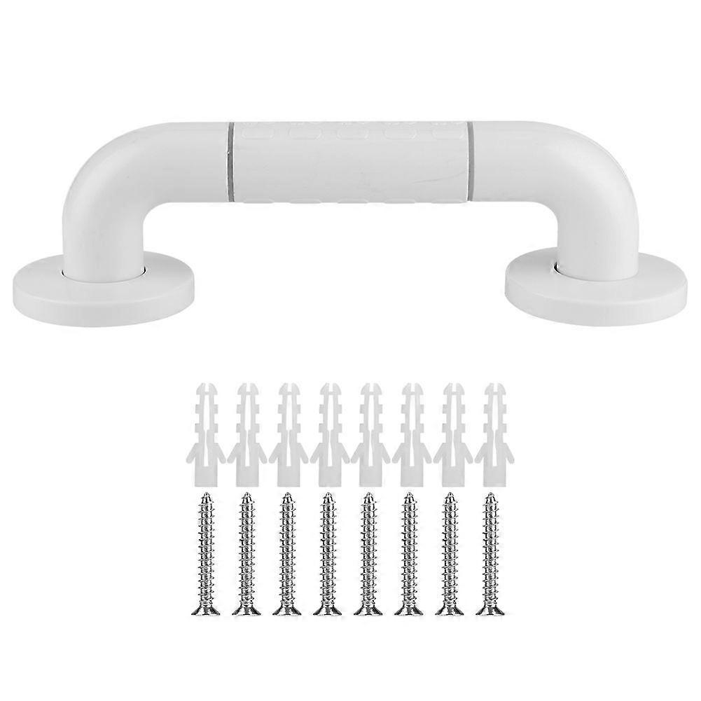 29cm White Bath Grab Bar, Bathroom Accessory for Elderly Disabled Safety