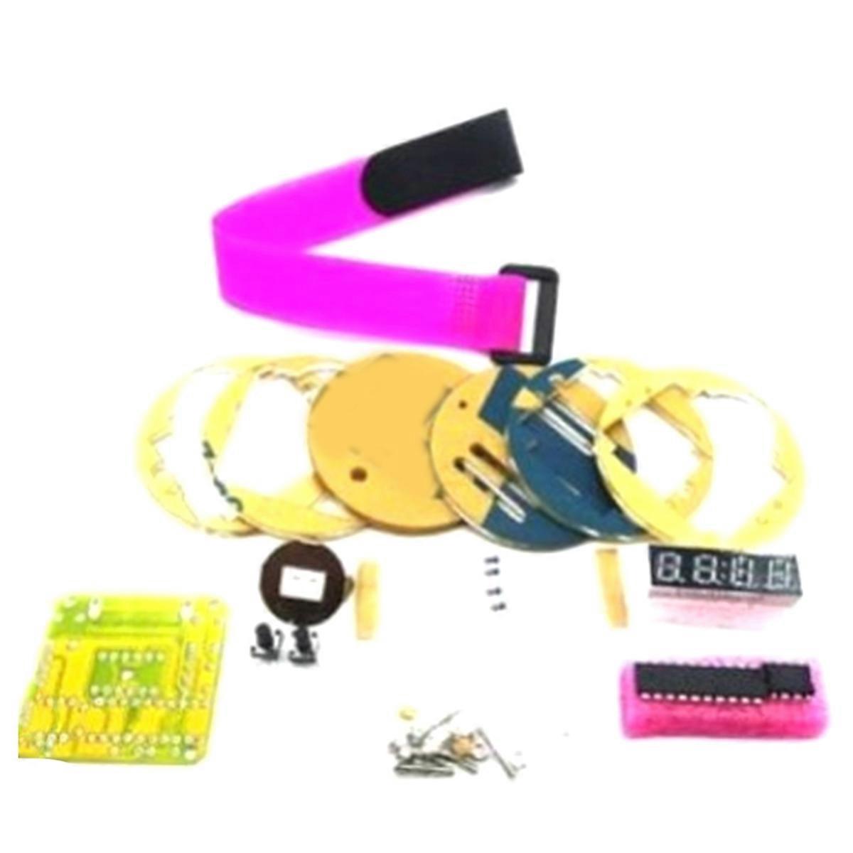 DIY Kit Watch Electronic Clock Single-Chip LED Digital Electronic Watches Clock Module with Cover St