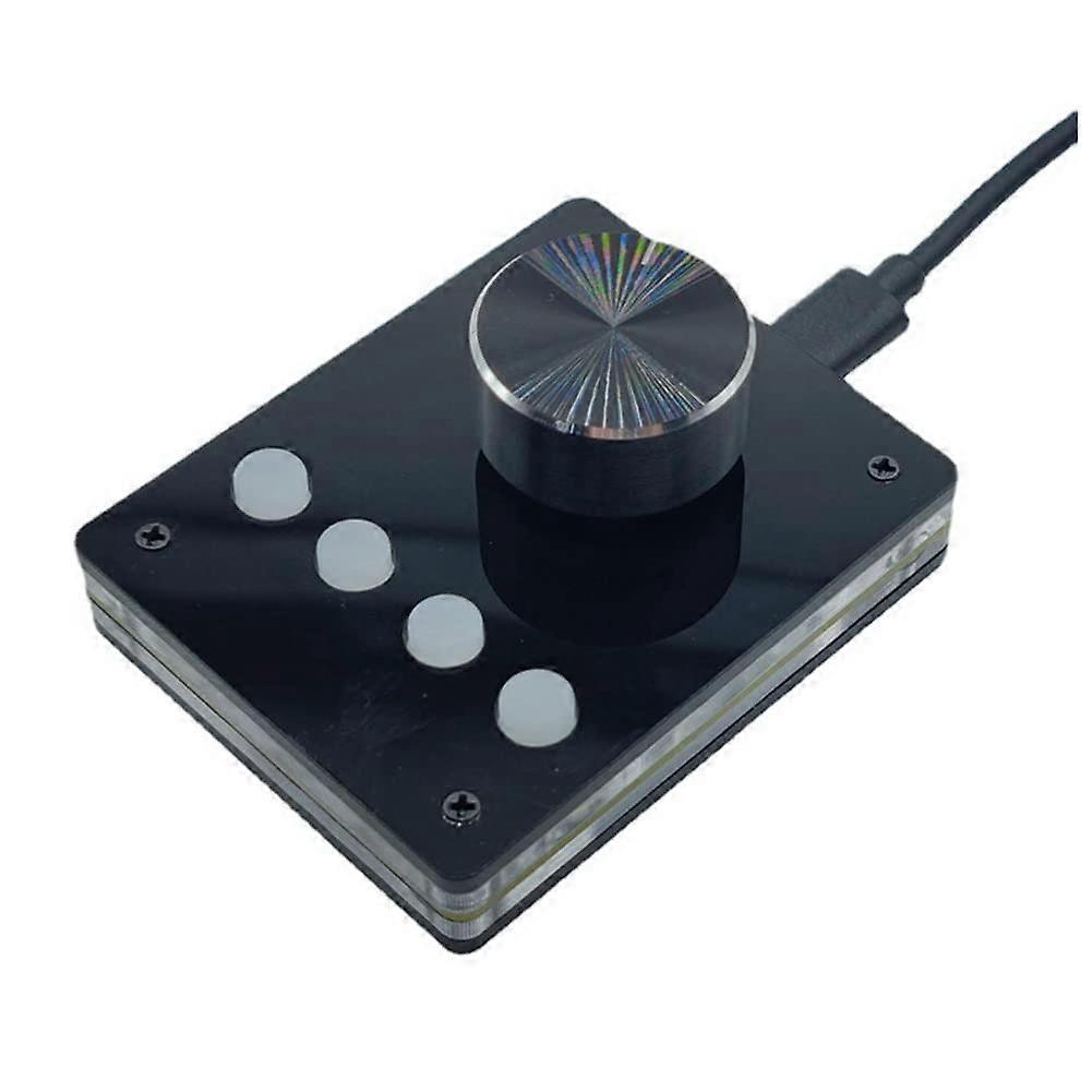 USB Knob Custom Keyboard Multimedia Programmable Keyboard Small White Button 1 Set