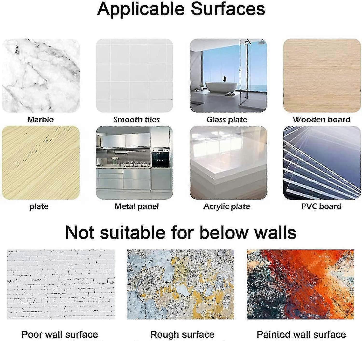 カーテンロッド穴あけ、8個の接着剤カーテンロッドホルダーフック