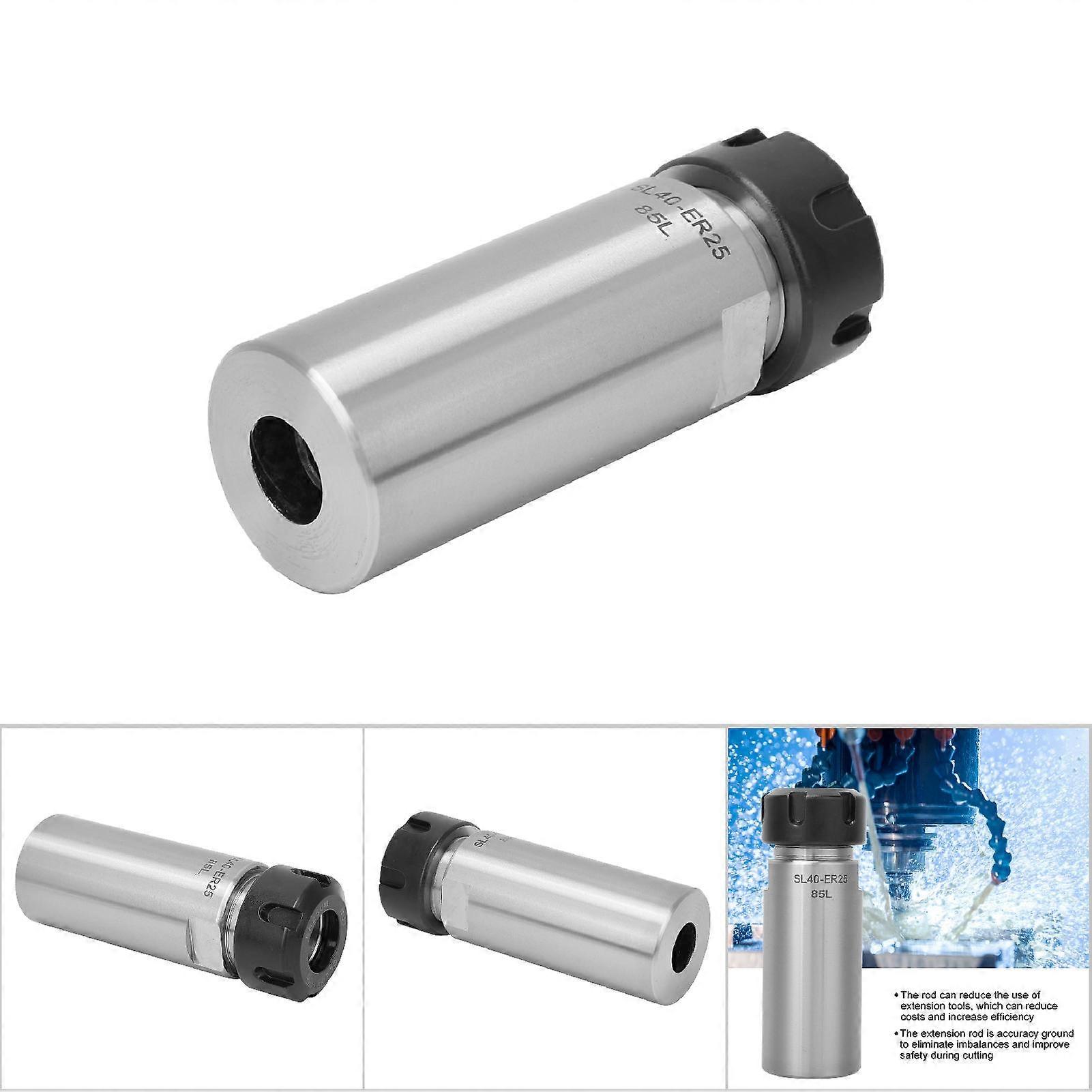 CNC-verlengstang SL40-ER25-85L zijmontage gereedschapshouder met rechte schacht