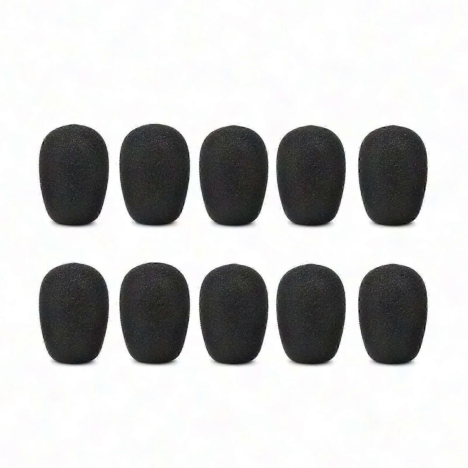 2/5/10Pcs Microphone Windscreen Foam Cover for Vxi B350XT 3450-XT Headsets, Professional Mic Wind Filter