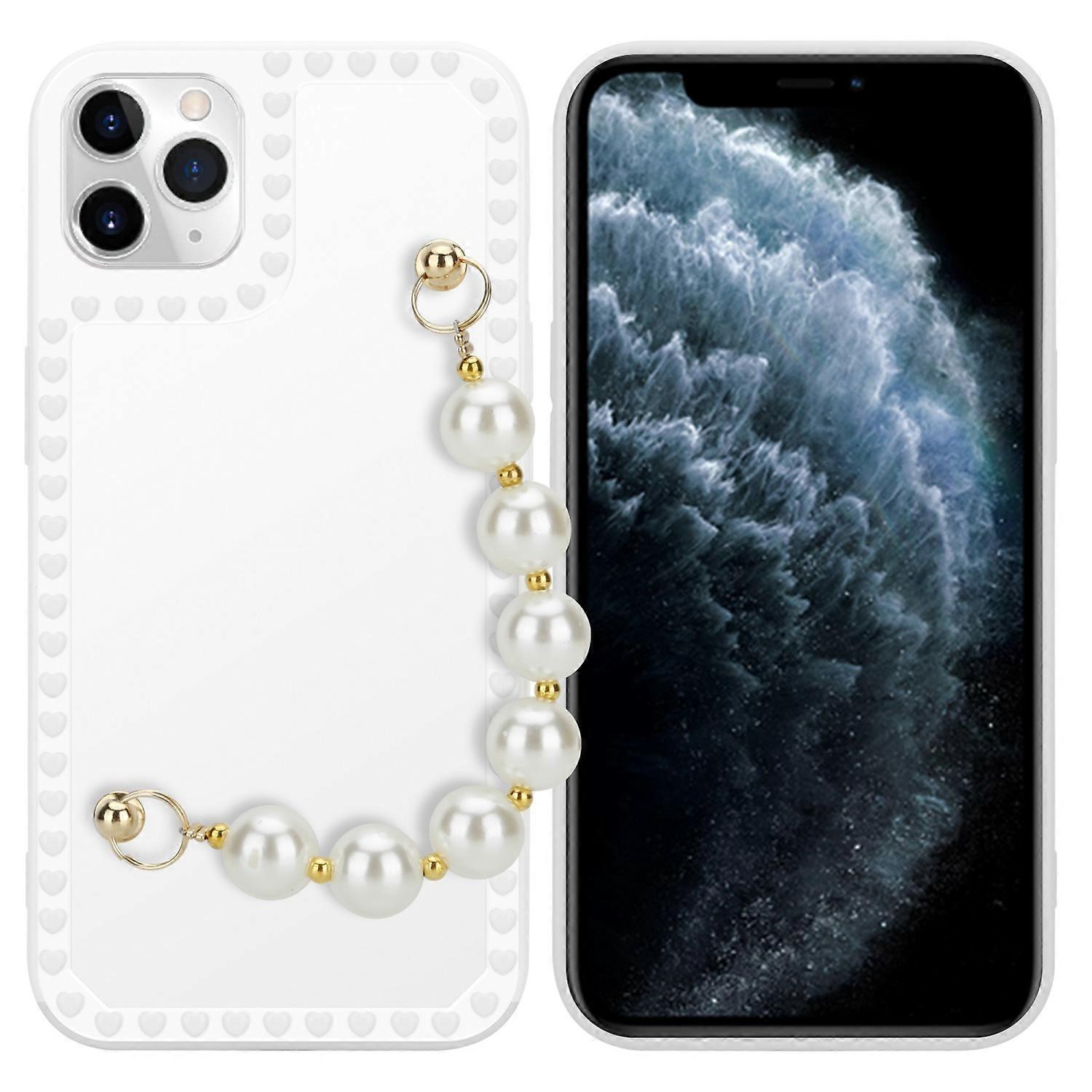 iPhone 11 PRO MAX Protective Case TPU Case - with Pearl Chain