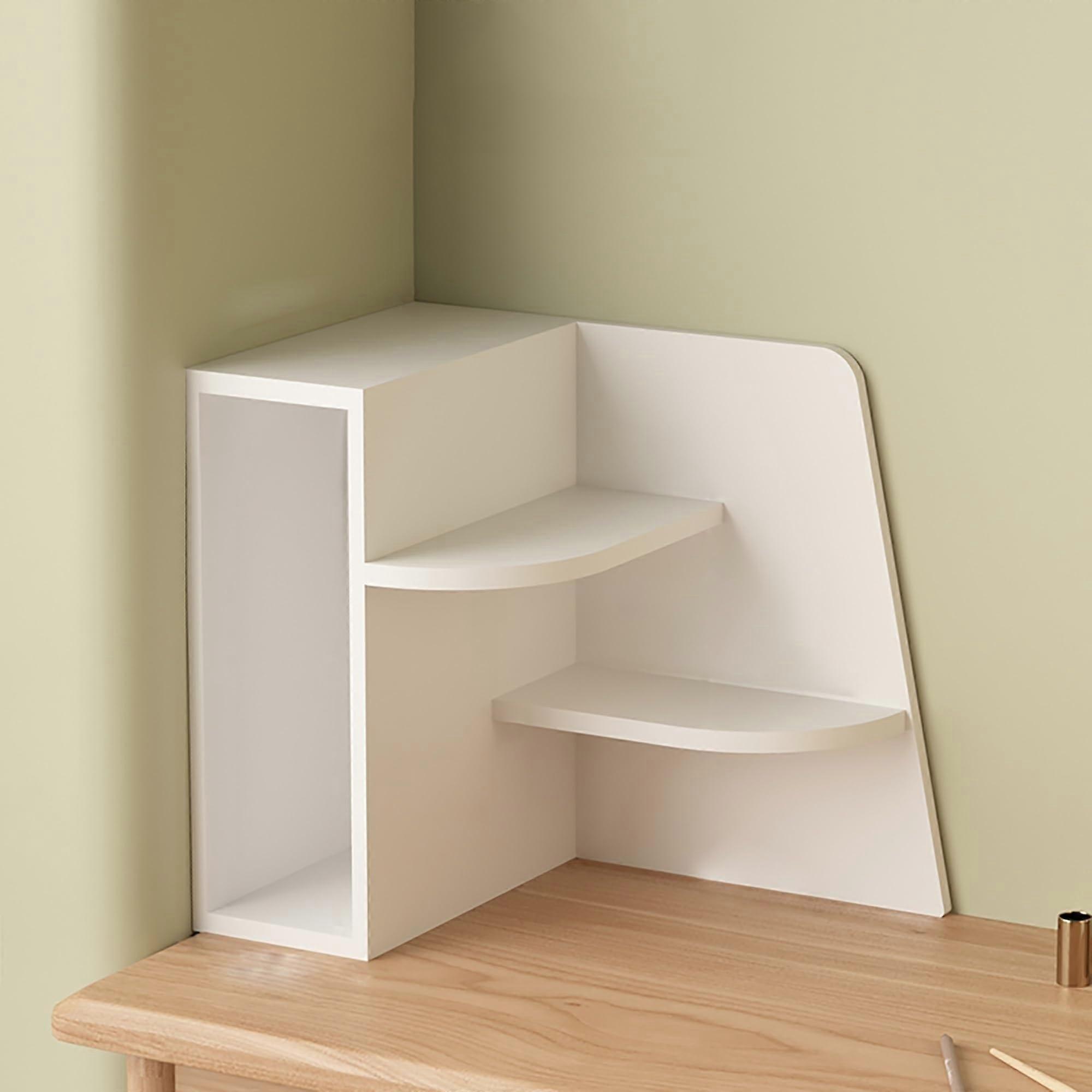 Desktop Bookshelf Wood Storage Display Rack Countertop Organizer Over Computer Ref: 2925