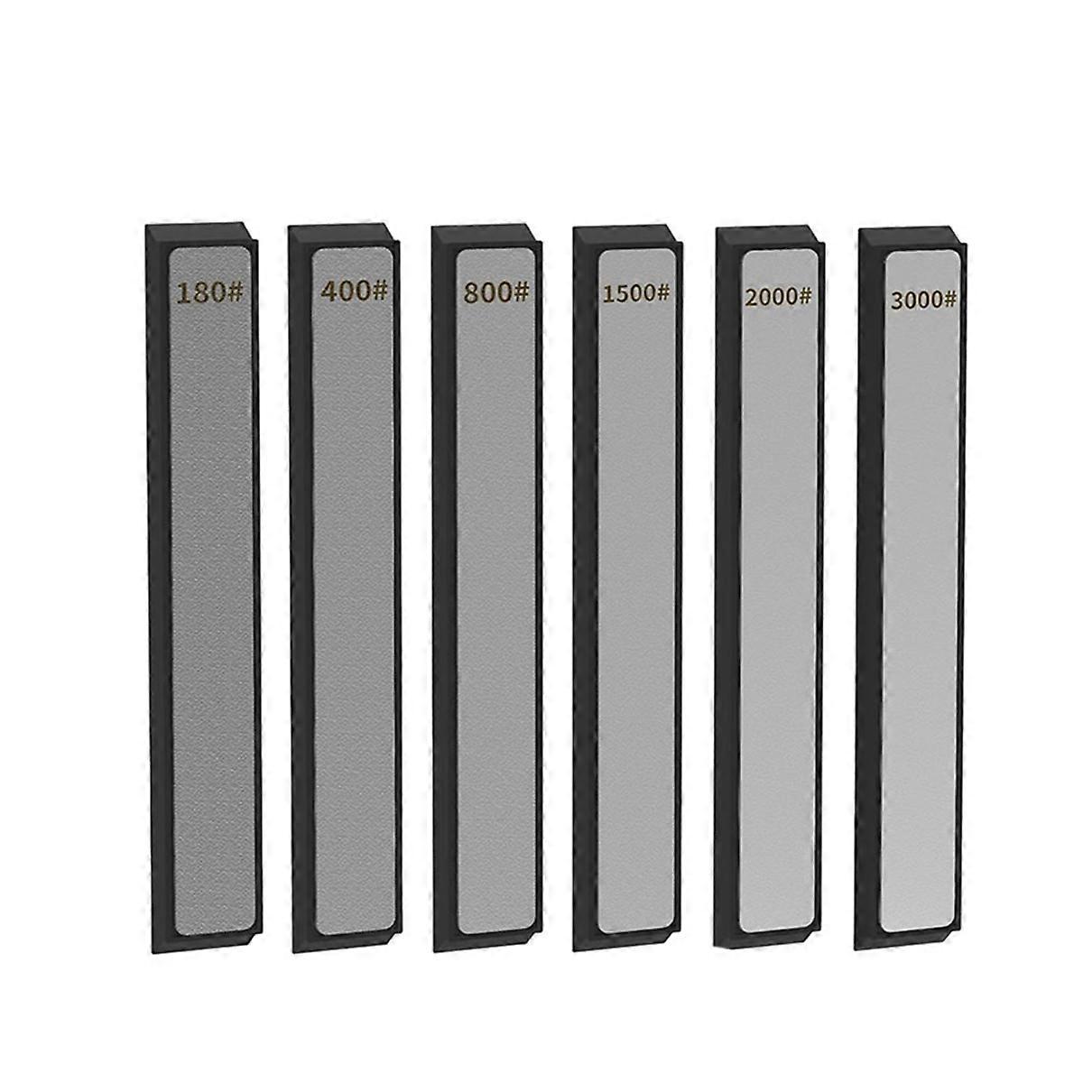 6 PCS Diamond Knife Sharpening Stones Set, Plates Kit