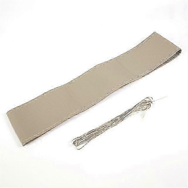 Car Steering Wheel Braid Cover Needles And Thread Artificial Leathe...