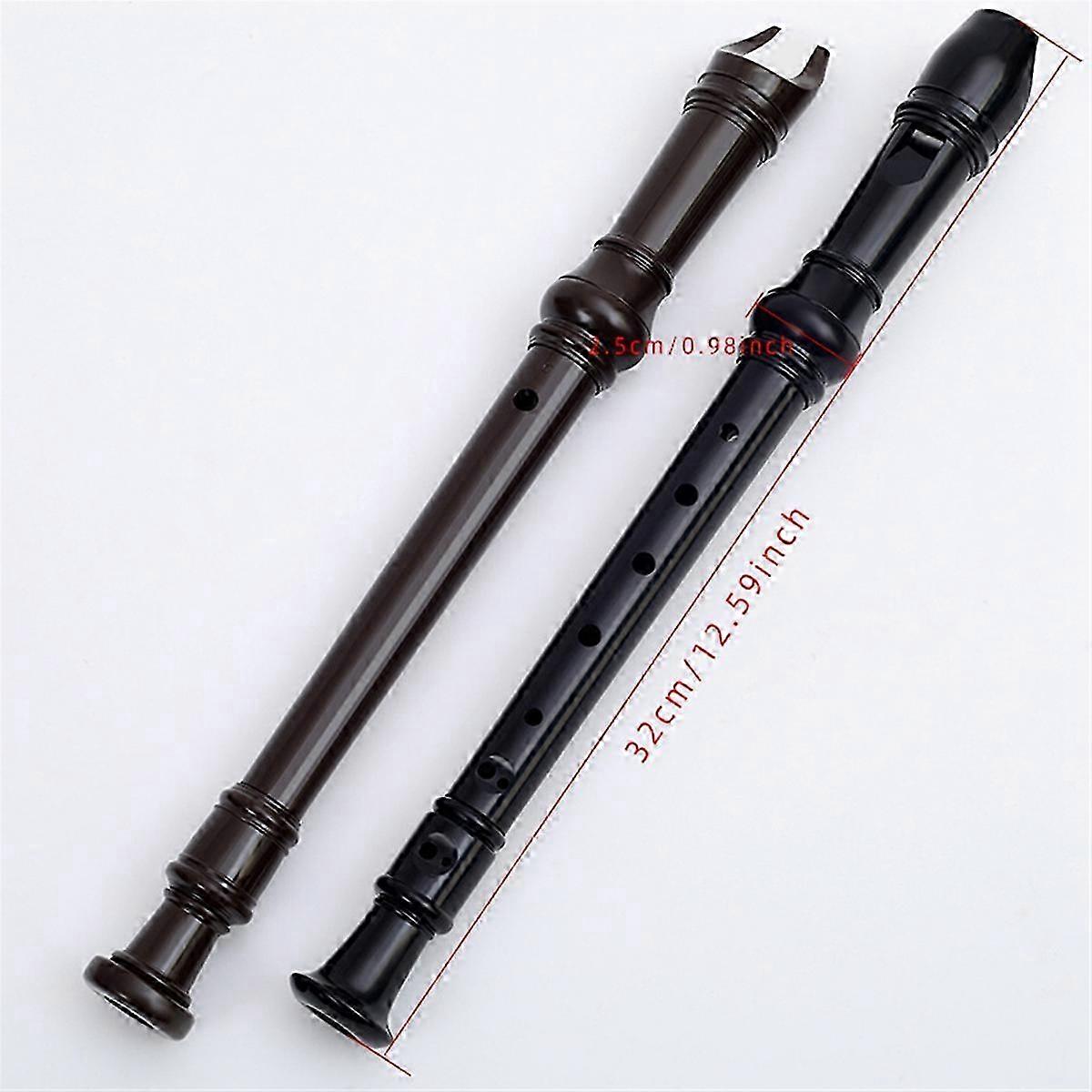 red ABS recorder treble 8-hole musical instrument flute