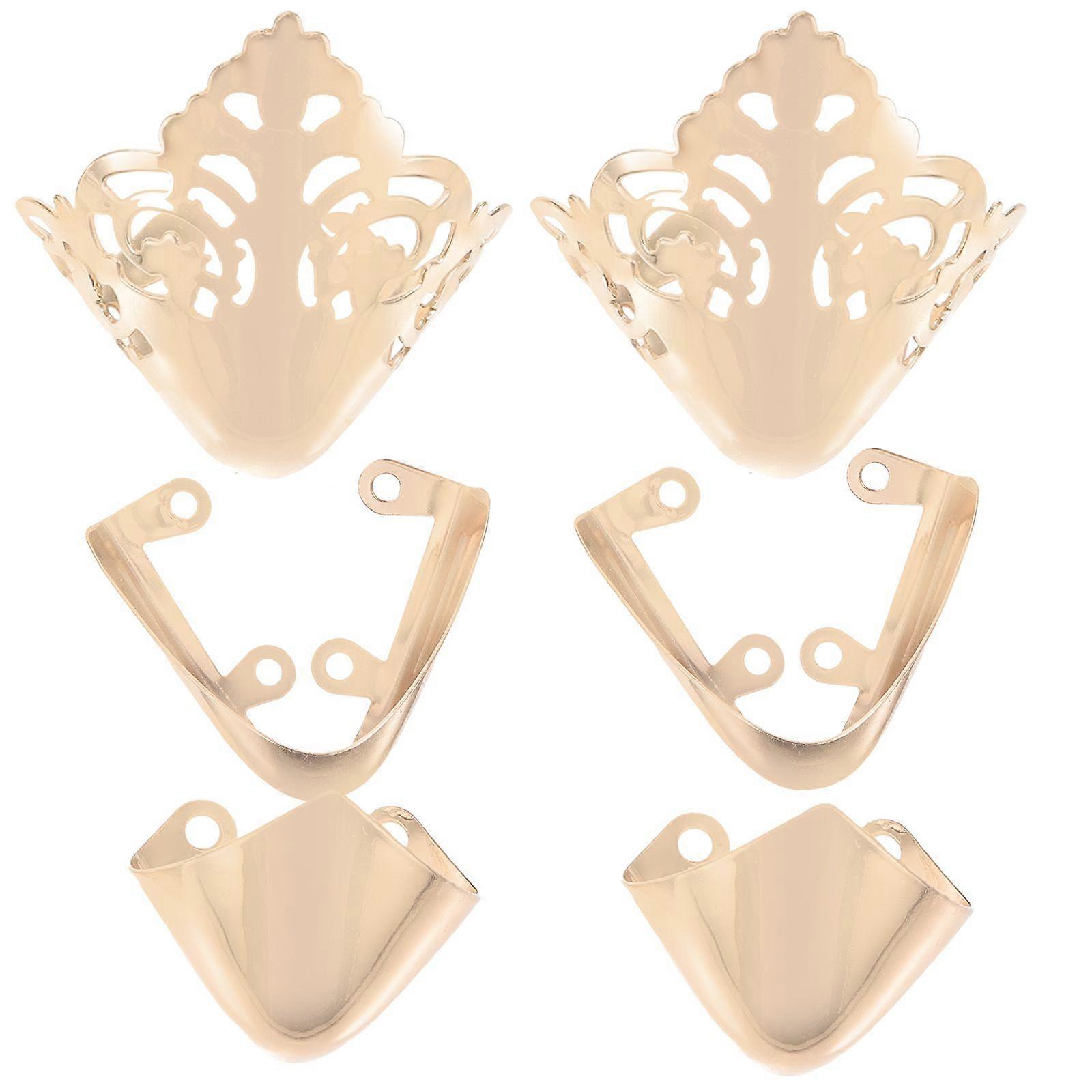 2 Pairs of Tip Covers Shoes Protector Heel Replacement Tips Heel Protectors For Boots