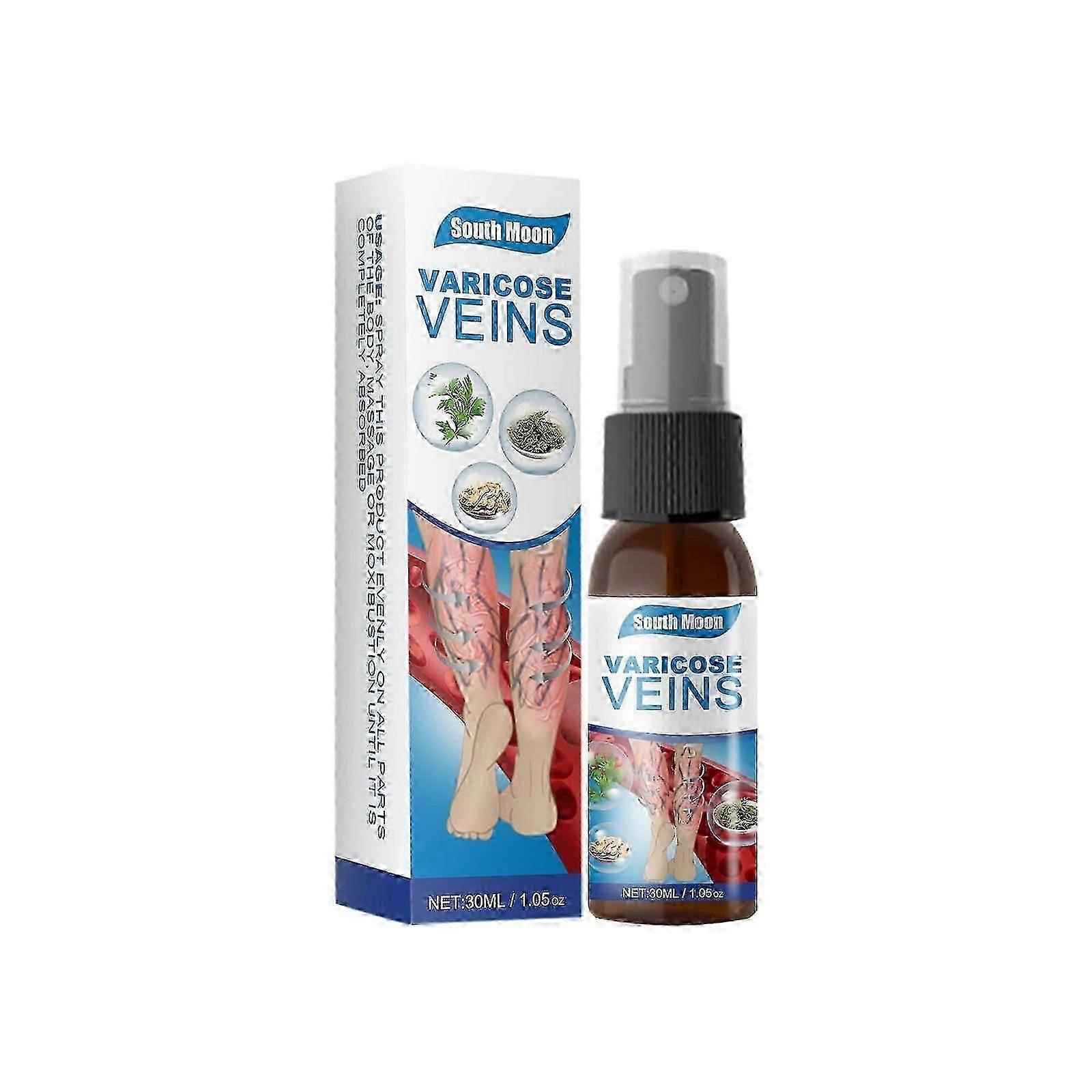 30ml Varicose Vein Massage Spray for Smoothing Bumps and Revitalizing Legs - UK-Friendly Relief Formula