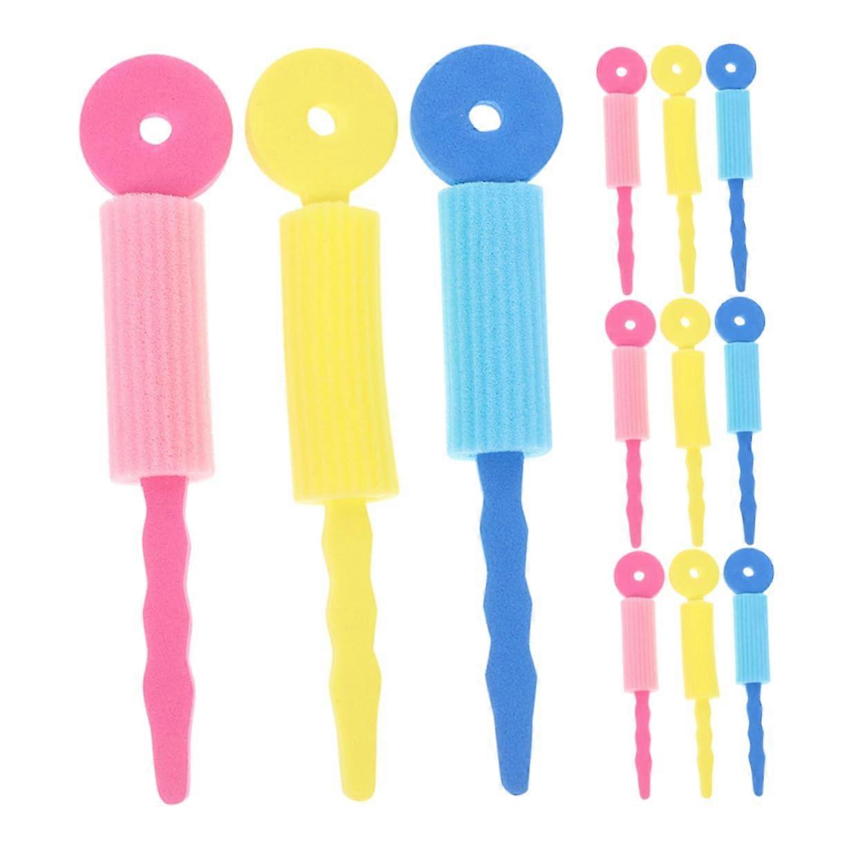 Sponge Hair Curlers 30-Pack Soft Foam Rollers For Waves Heatless Curling Rods