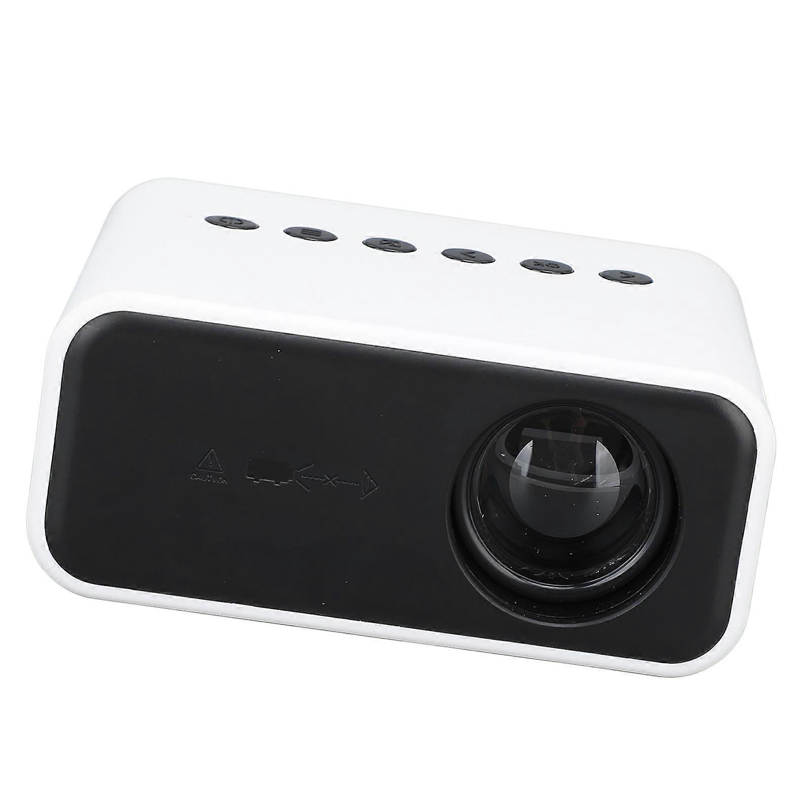 Mini HD 1080P WiFi Mini Projektor Tragbar 15-100" Weiß AU