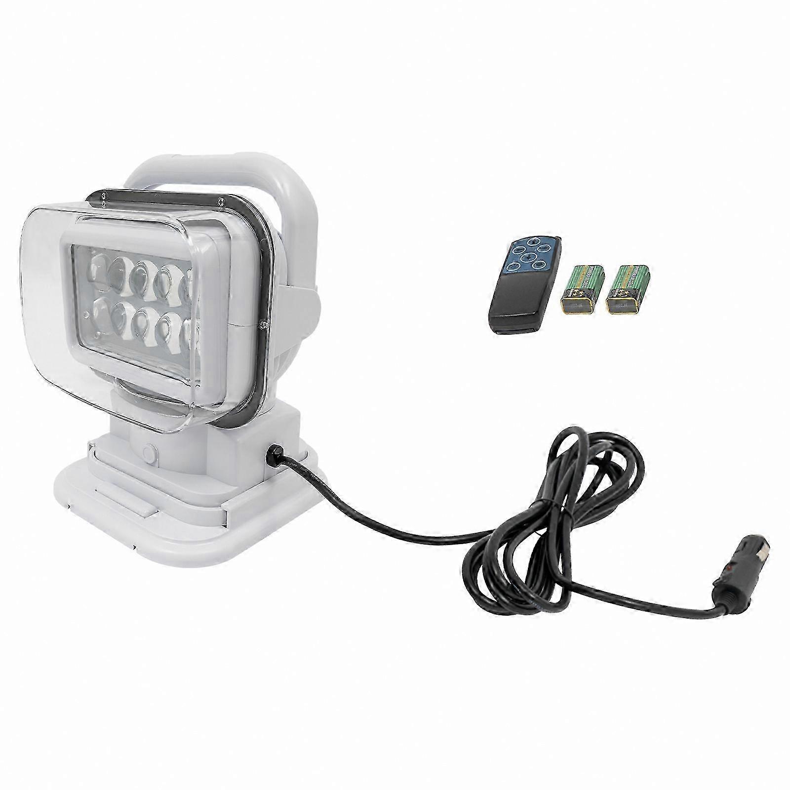 LED Searchlight with Remote Control, 50W Spotlight for Outdoor Use