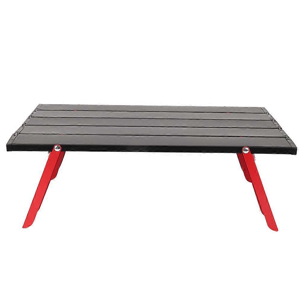 Mini Aluminum Alloy Picnic Table Lightweight Folding Table for Outdoor BBQ Backpacking Camping