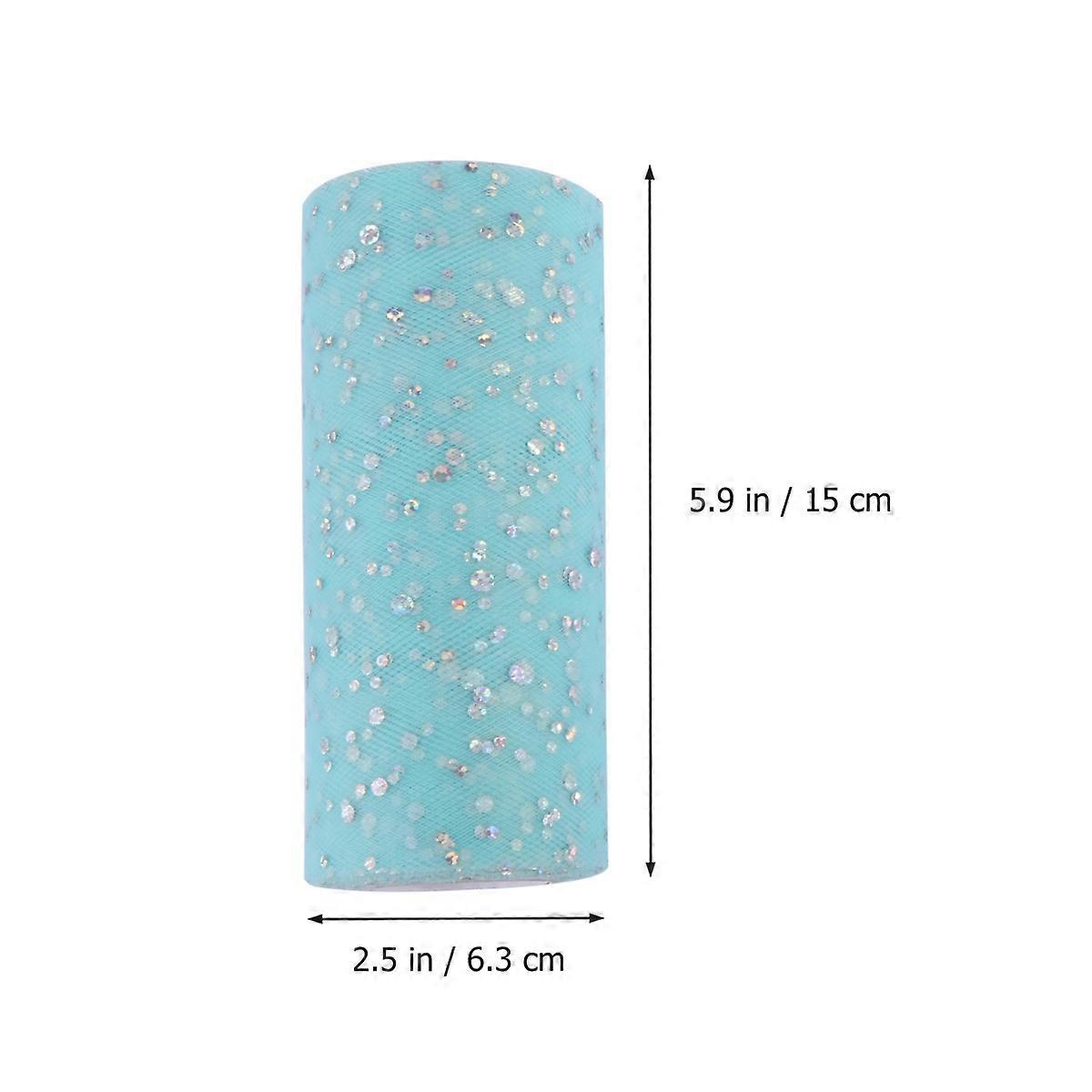 Sequin Tulle Fabric Suitable For Tutu Making And Gift Wrapping In Light Green 1Pack For Women
