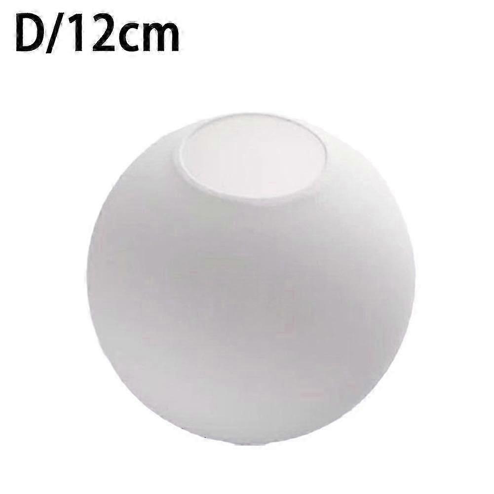 Matte White Globe Glass Lamp Shade Replacement Round Light Cover Fix