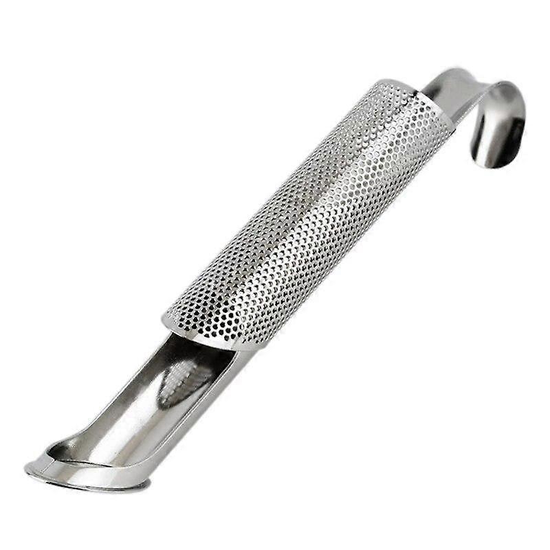 Stainless Steel Mesh Tea Strainer Filter Metal Pipe Design Loose Leaf Tea Infuser Steeper Diffuser