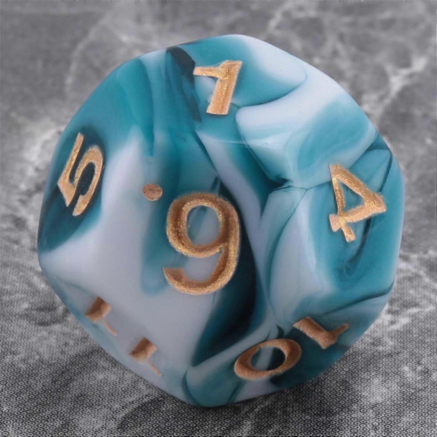 7 Pieces Polyhedral Dice Set for DND Role Playing