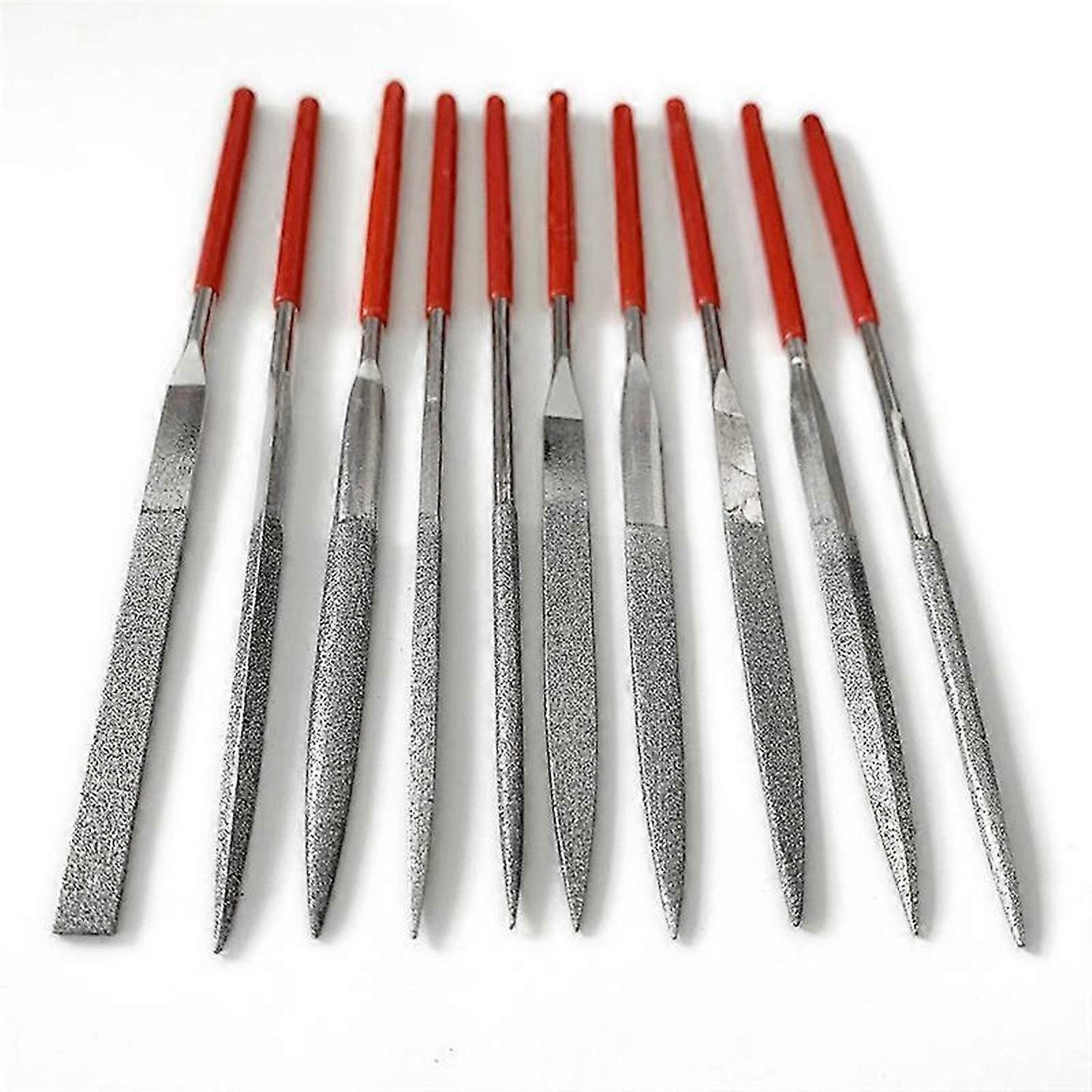 10Pcs Diameter 4Mm Diamond File Grinding Orthopedic Diamond File Set