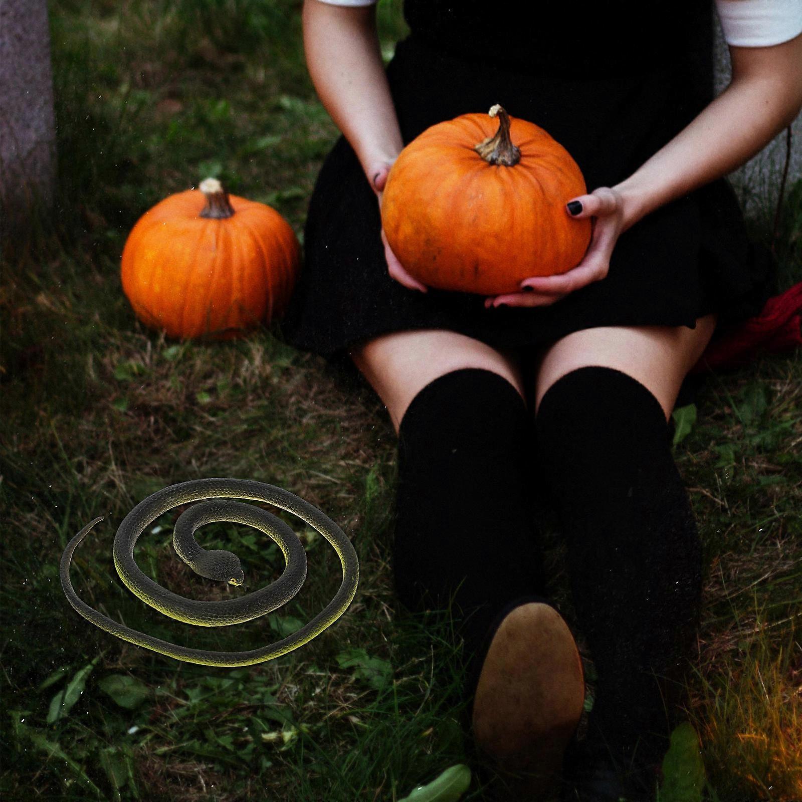 Artificial Snake Model Plastic Snake Toy for Playing 4Pcs Assorted