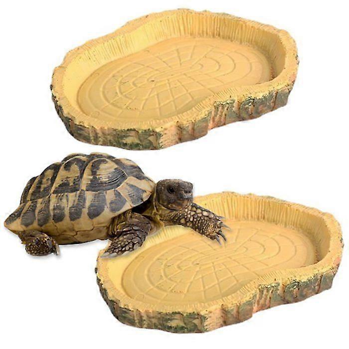 Reptile Feeding Bowl - Unspecified - 2 Parts - Plastic - Round - Drinking Bowl
