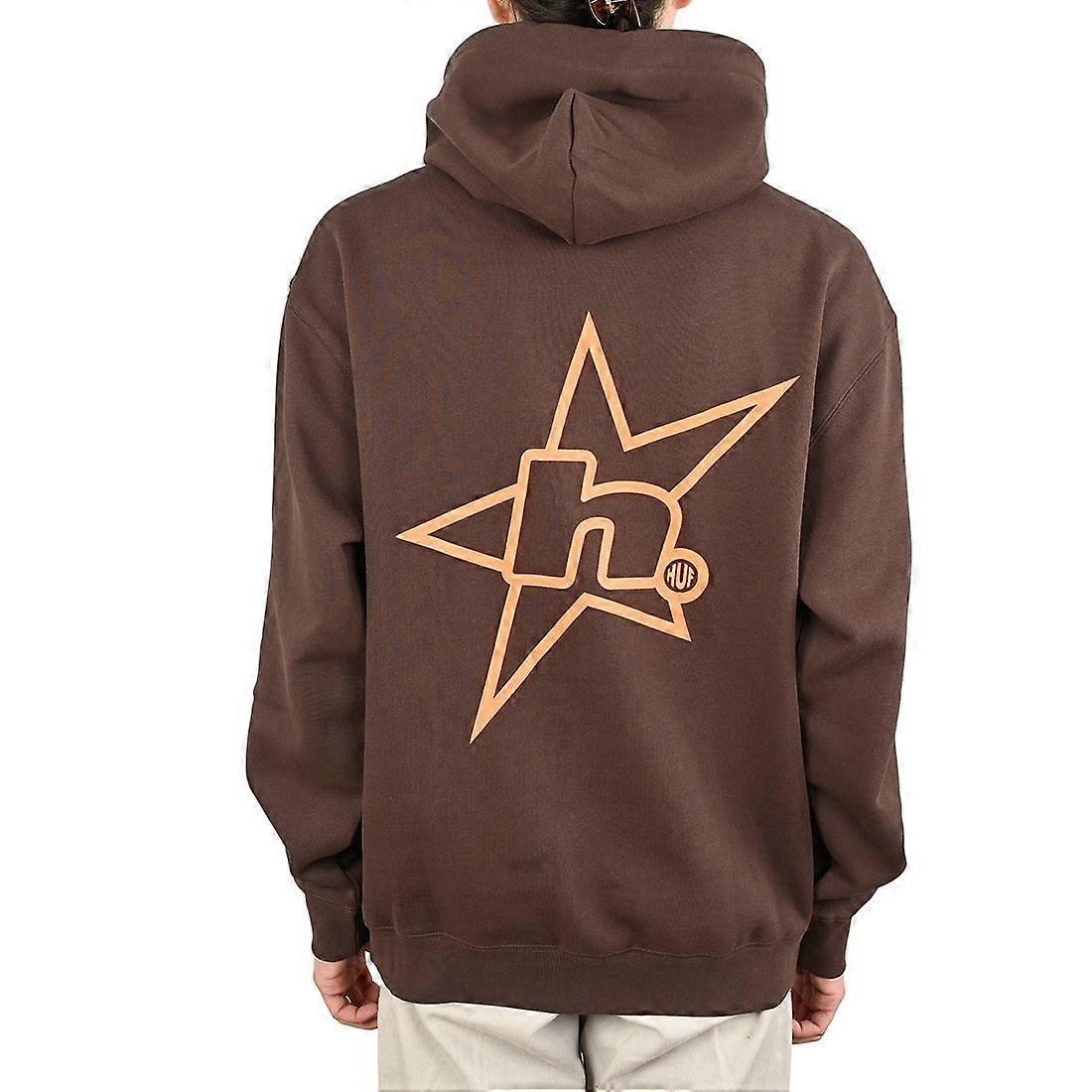 HUF H Star Logo Pullover Hoodie - Bison