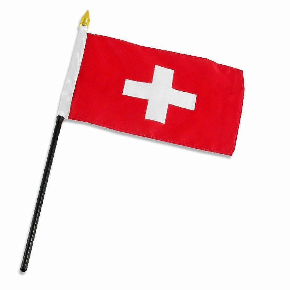Switzerland Flag Desk Table Stick (sewn edges) Type A 1321