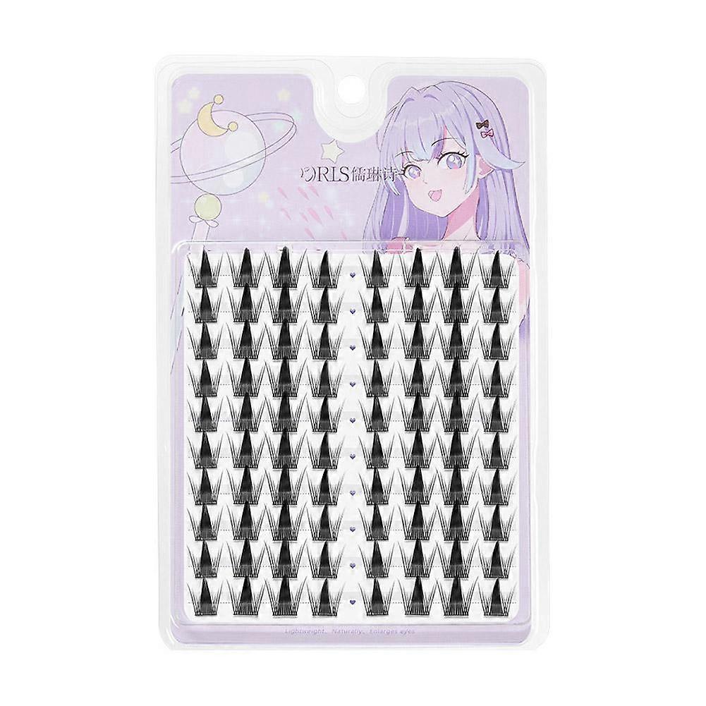 10 Rows Elf Thick False Eyelashes Single Cluster Segmented Reusable Eyelash