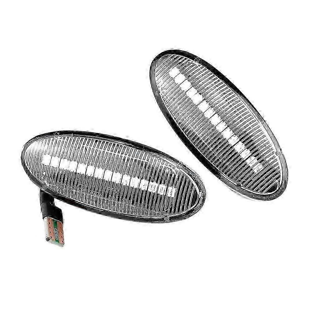 Car LED Dynamic Side Marker Signal Lamp Light Turn Lamp for J10 T31 Cube Juke Leaf Micra White
