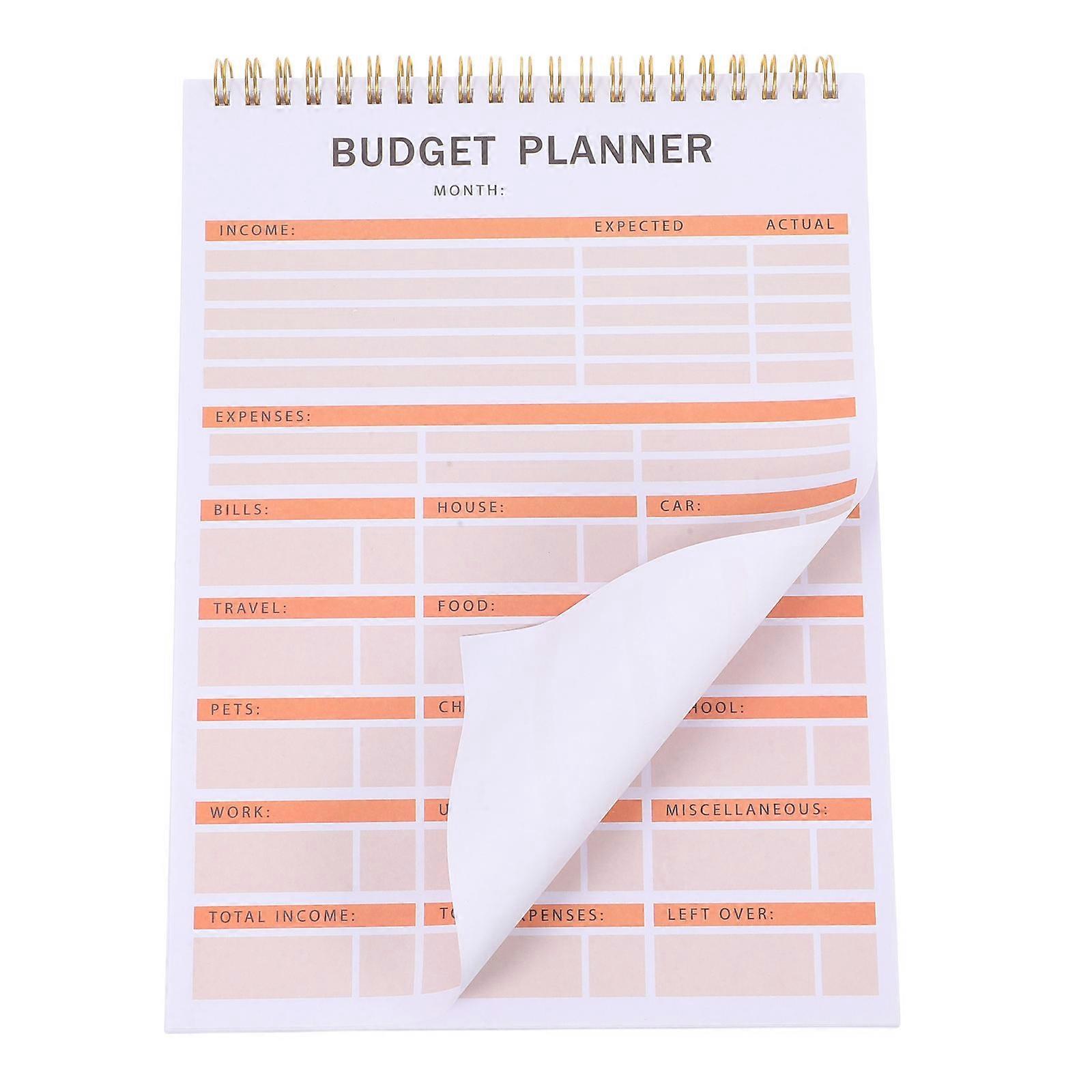 Small Budgeting Notebook Organizer for Daily Use 3Pcs Planner Book