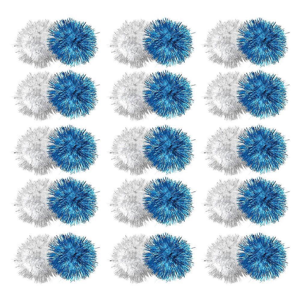Cat Toy Interactive Tinsel Balls 60Pcs for Pet Fun