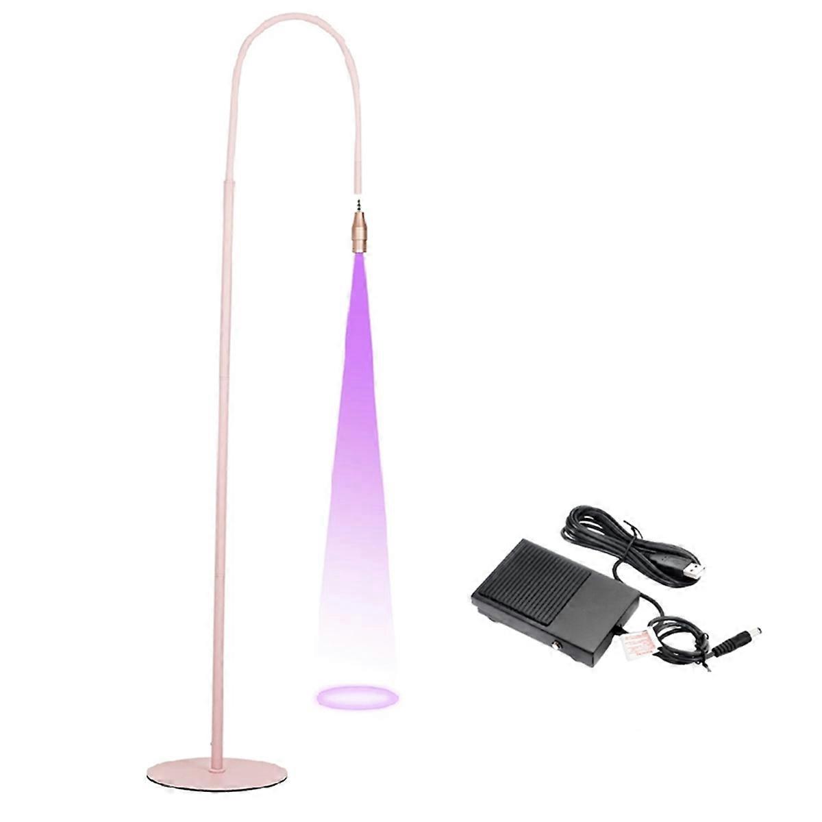Gooseneck Eyelash Lamp UV Eyelash Glue Floor Lamp 1-Second Fast-Curing Aperture LED UV Glue Curing