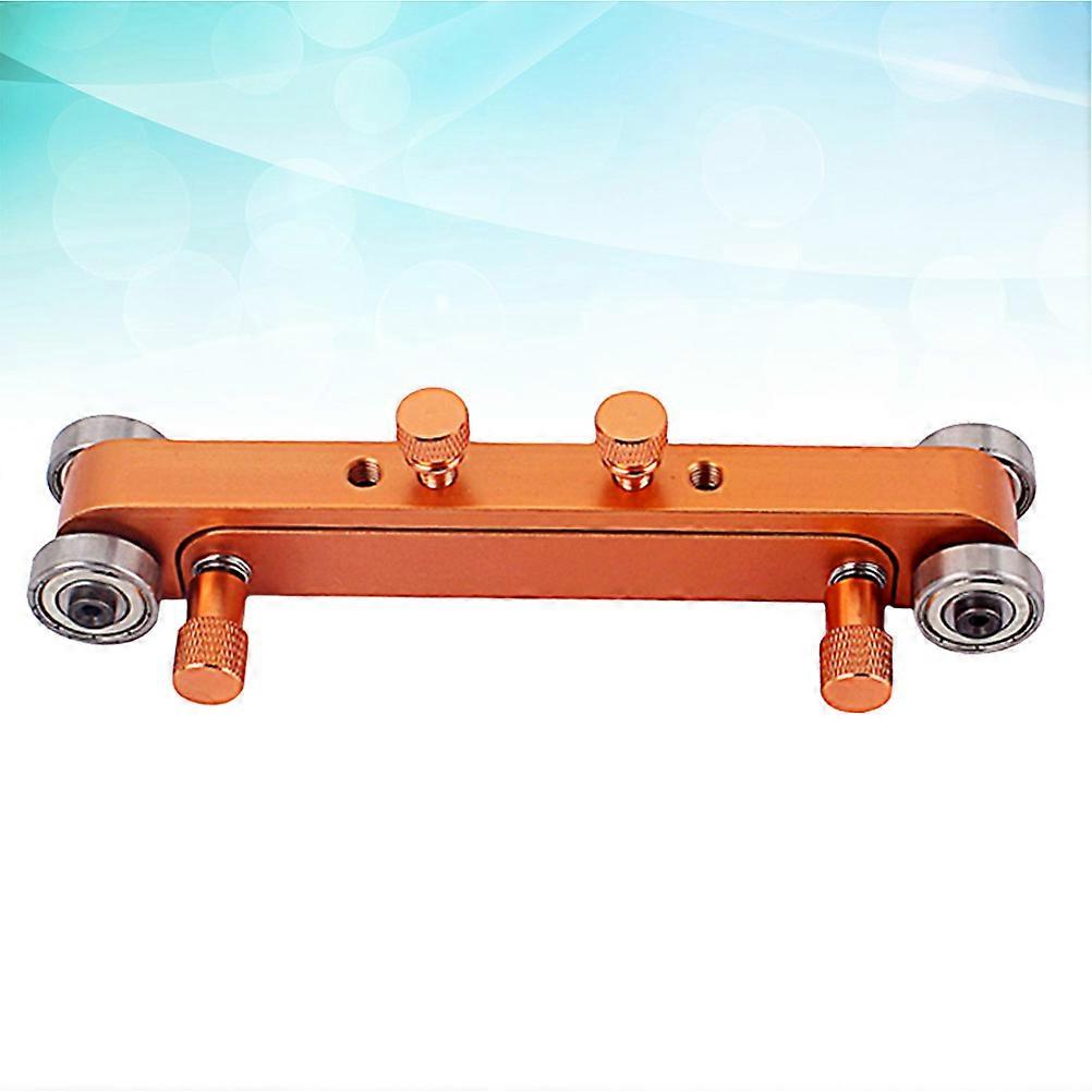 Guitar Sander Tool For Saddle Nut Maintenance Adjustable Height For Guitarists Orange Color 1 Set