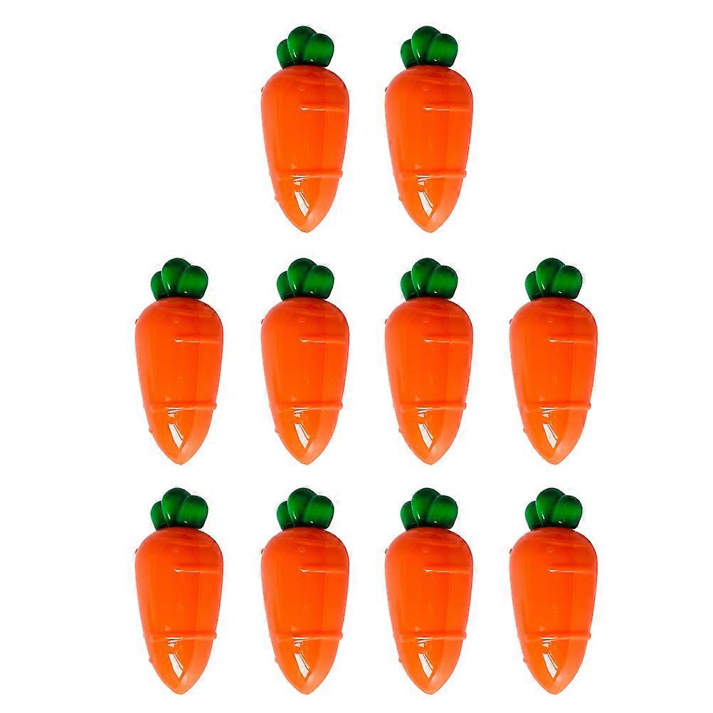 10Pcs Green Candy Box for Storage Carrot Shape Imitation Gift Box