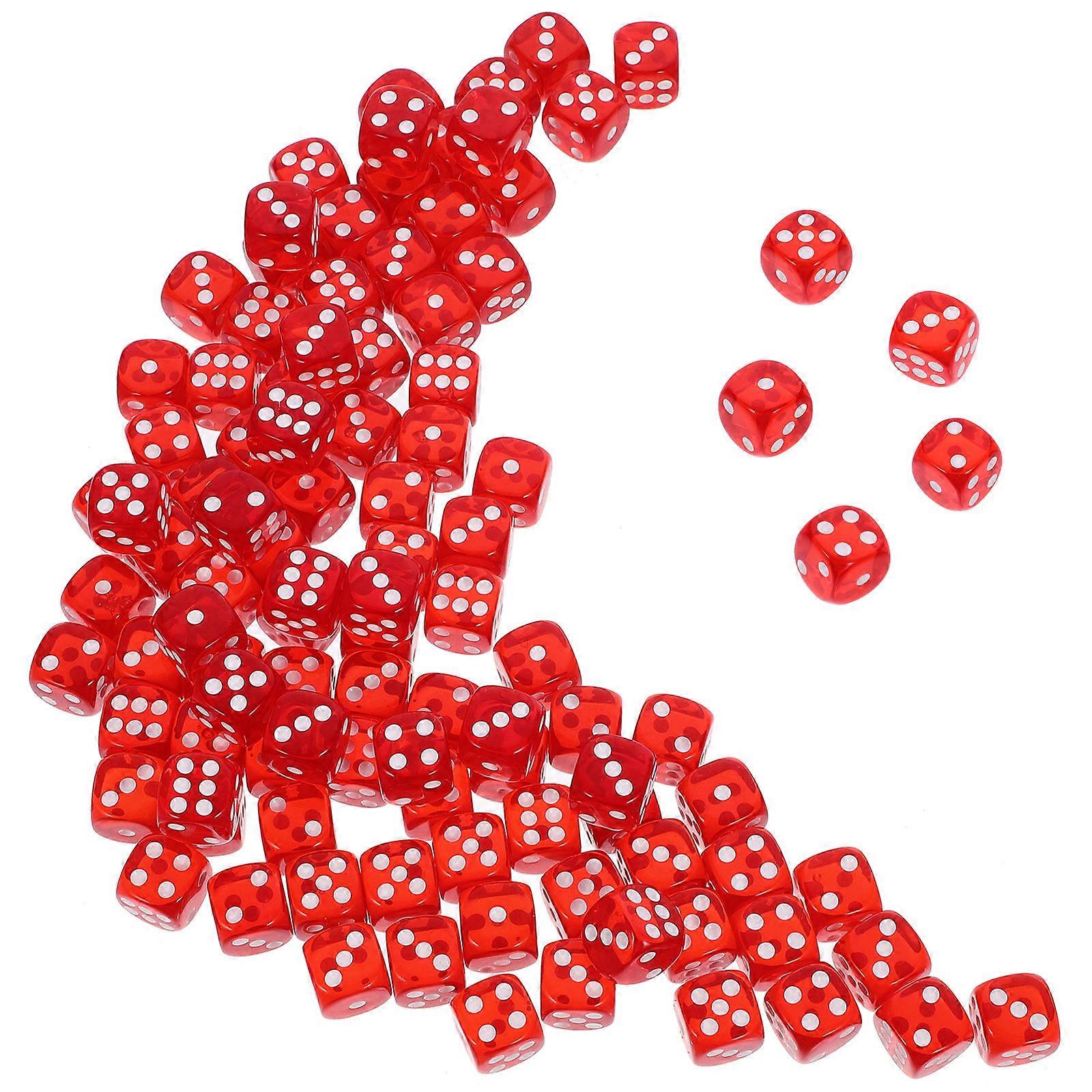 Red Crystal Game for 100Pcs Party Board Game Use