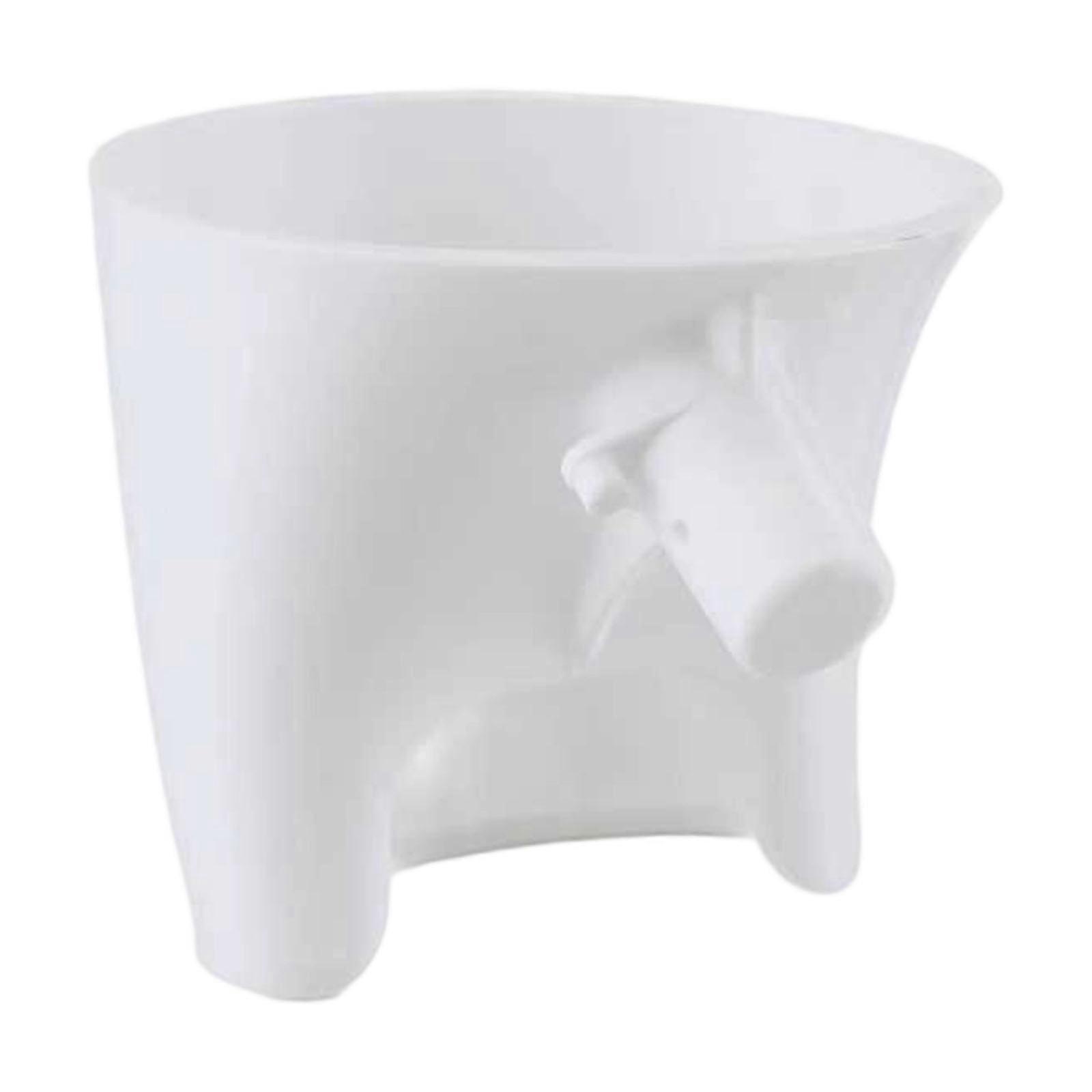 Flour Sifter With Filter Mesh For Baking Cakes Breads And Efficient Ingredient Sifting Baking Accessory  White