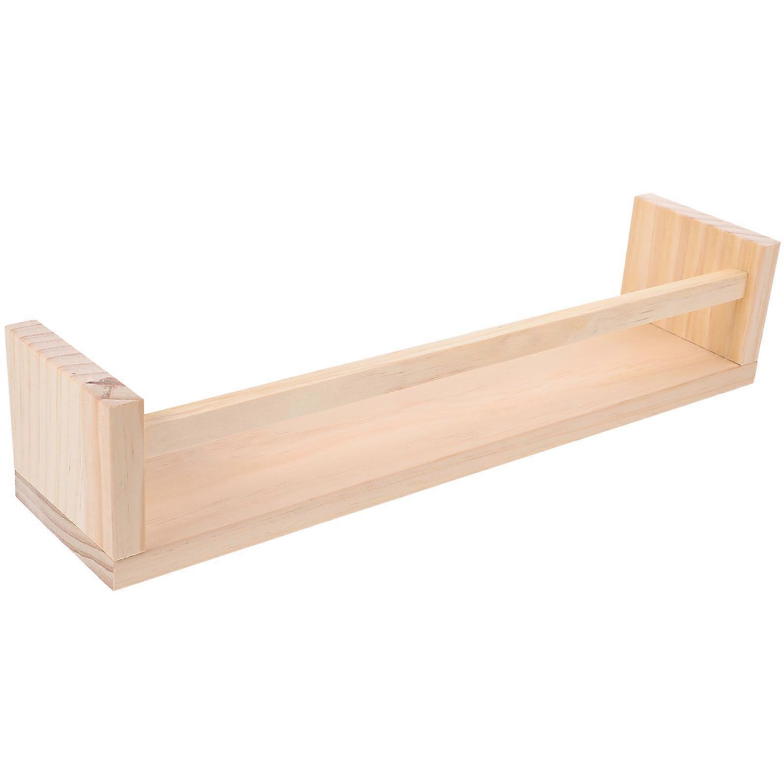 Wooden Wall Rack for Decorative Storage 3Pcs Wall Shelf
