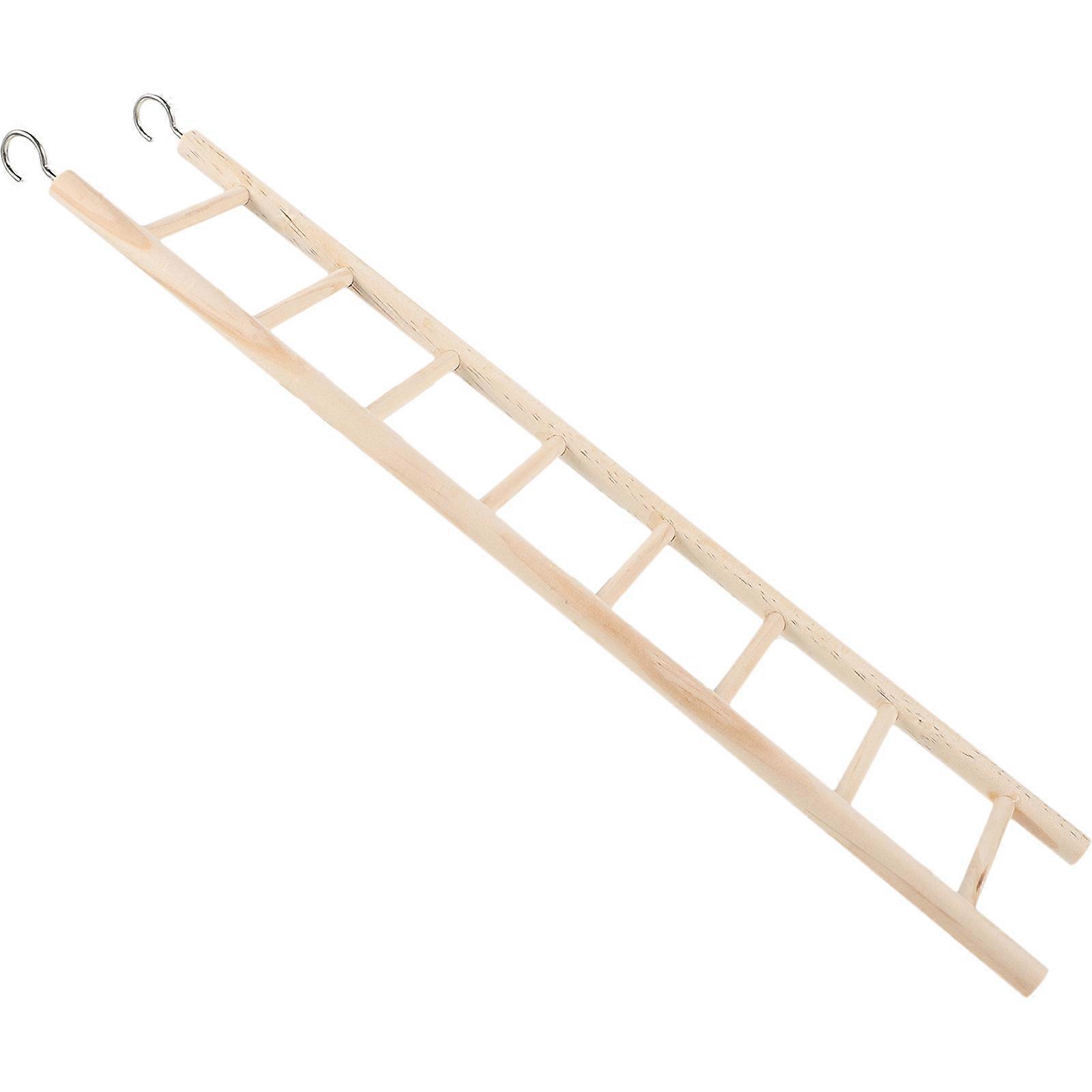 Bird Climbing Ladder Wood Parrot Ladder Toy for Playing 5Pcs Set