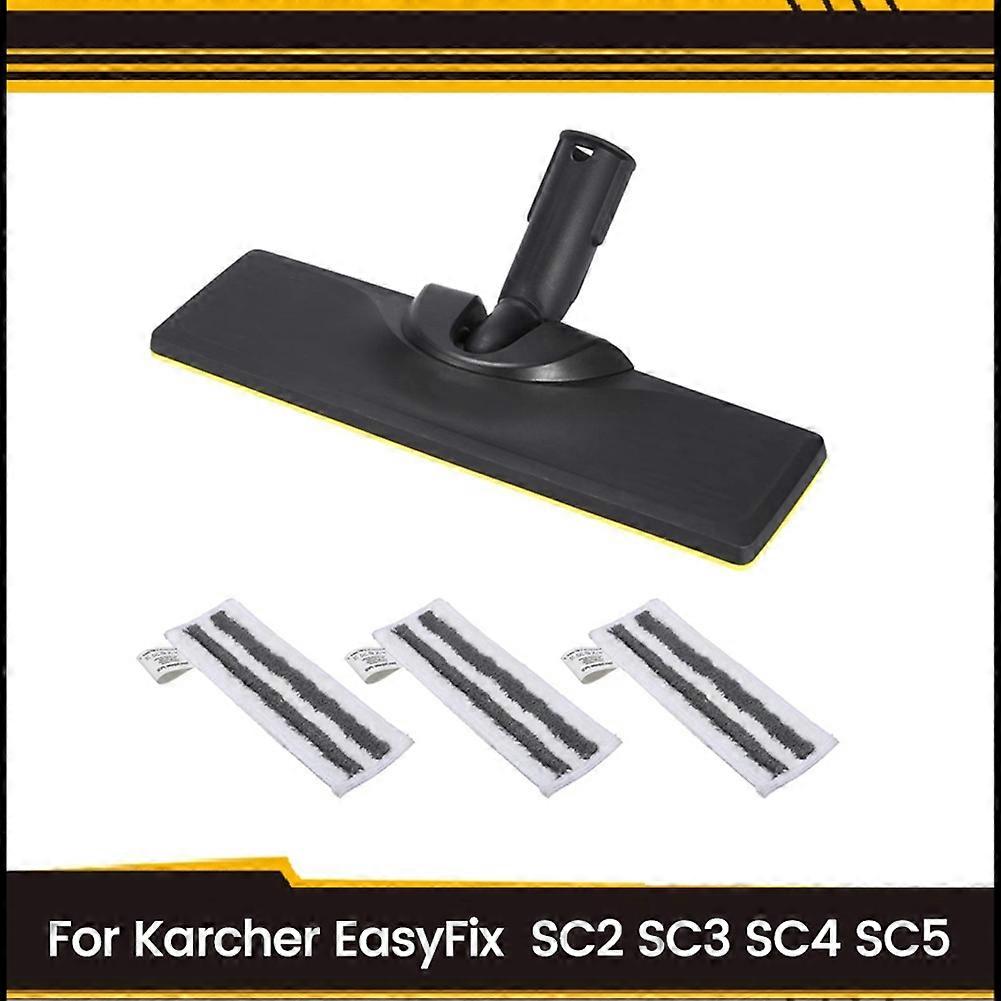 Replacement Floor Brush and Microfibre Mop Cloth for Karcher SC2 SC3 SC4 SC5 Steam Cleaner Parts Floor Nozzle