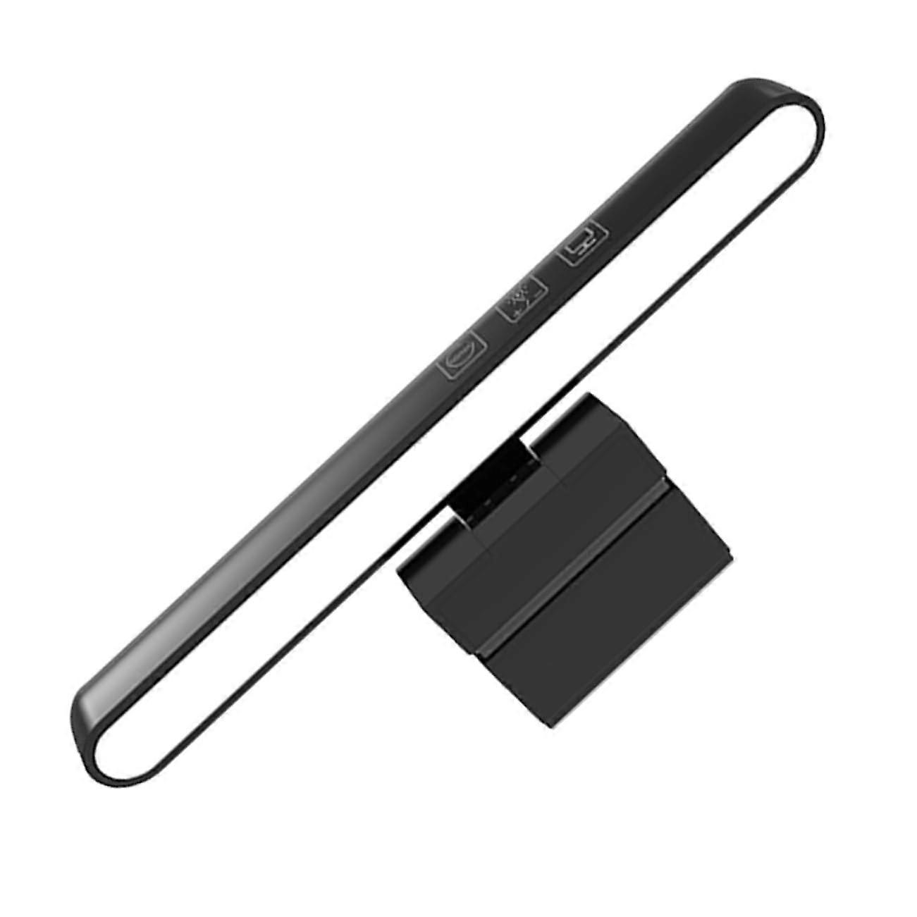 LED Computer Screen Lighting Desk Lamp Clamp with Dimmable Brightness and Eye Protection for Home Office Use