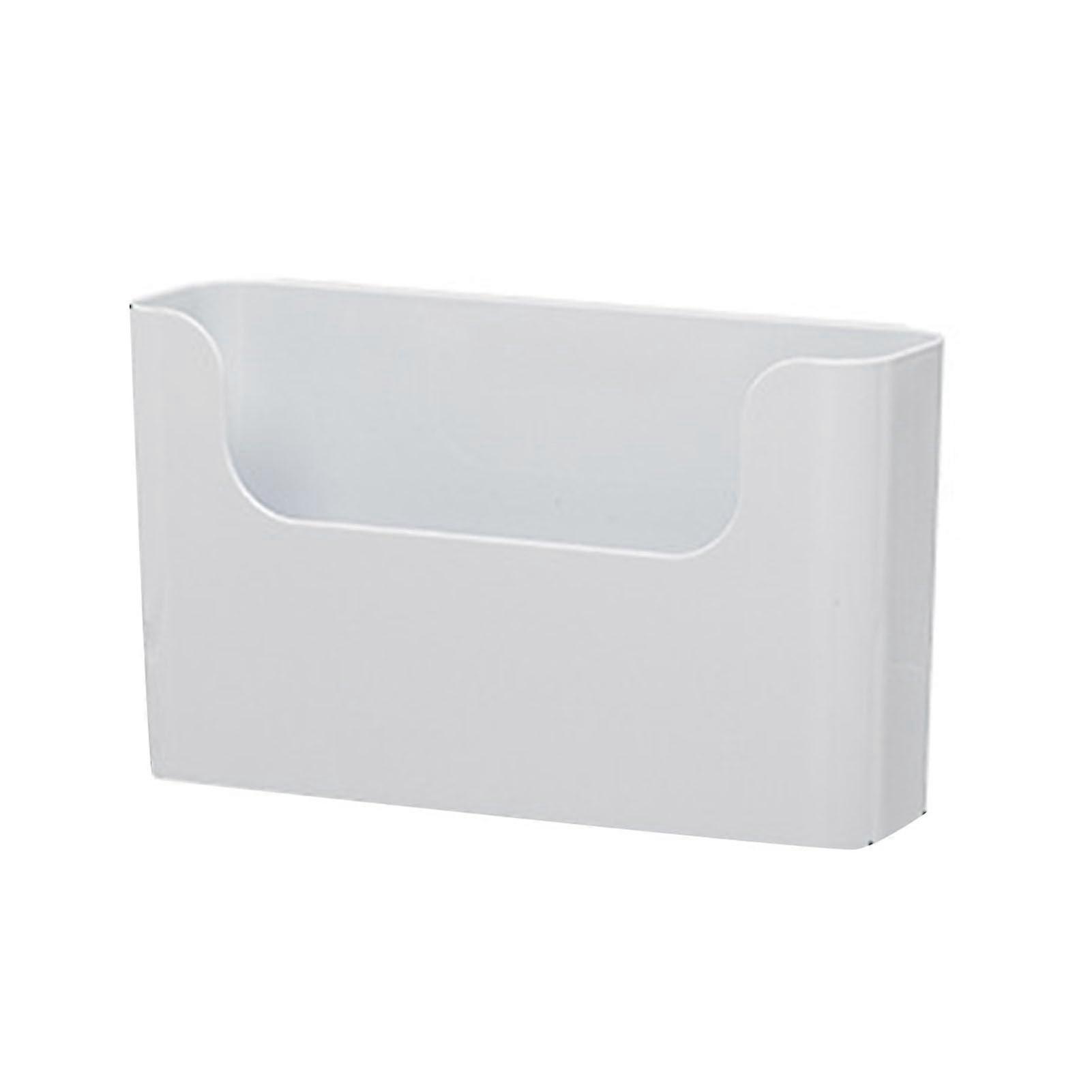 Wall Mounted Adhesive Storage Box, Multifunctional Space Saver for Small Items, Sturdy Design with Non-Marking Sticker
