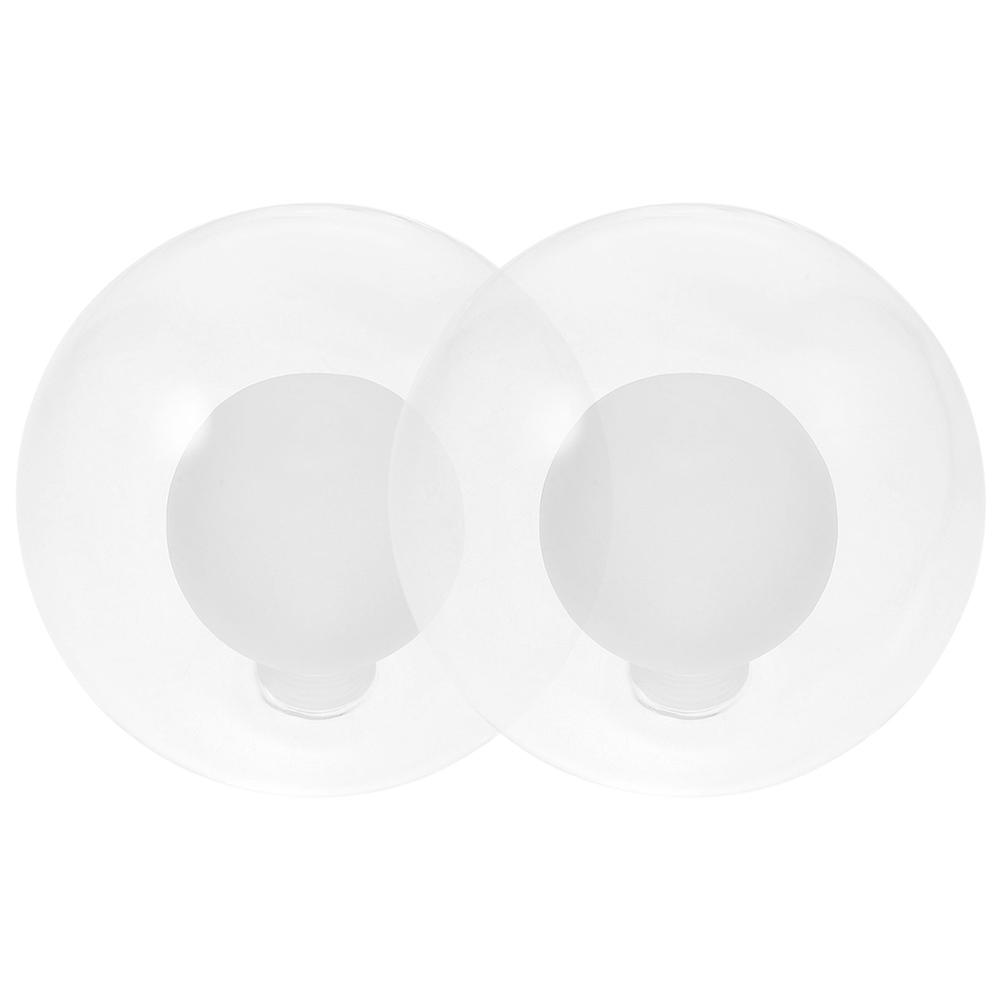 Transparent Glass Globe Lamp Shade for Ceiling Light 6Pcs Set