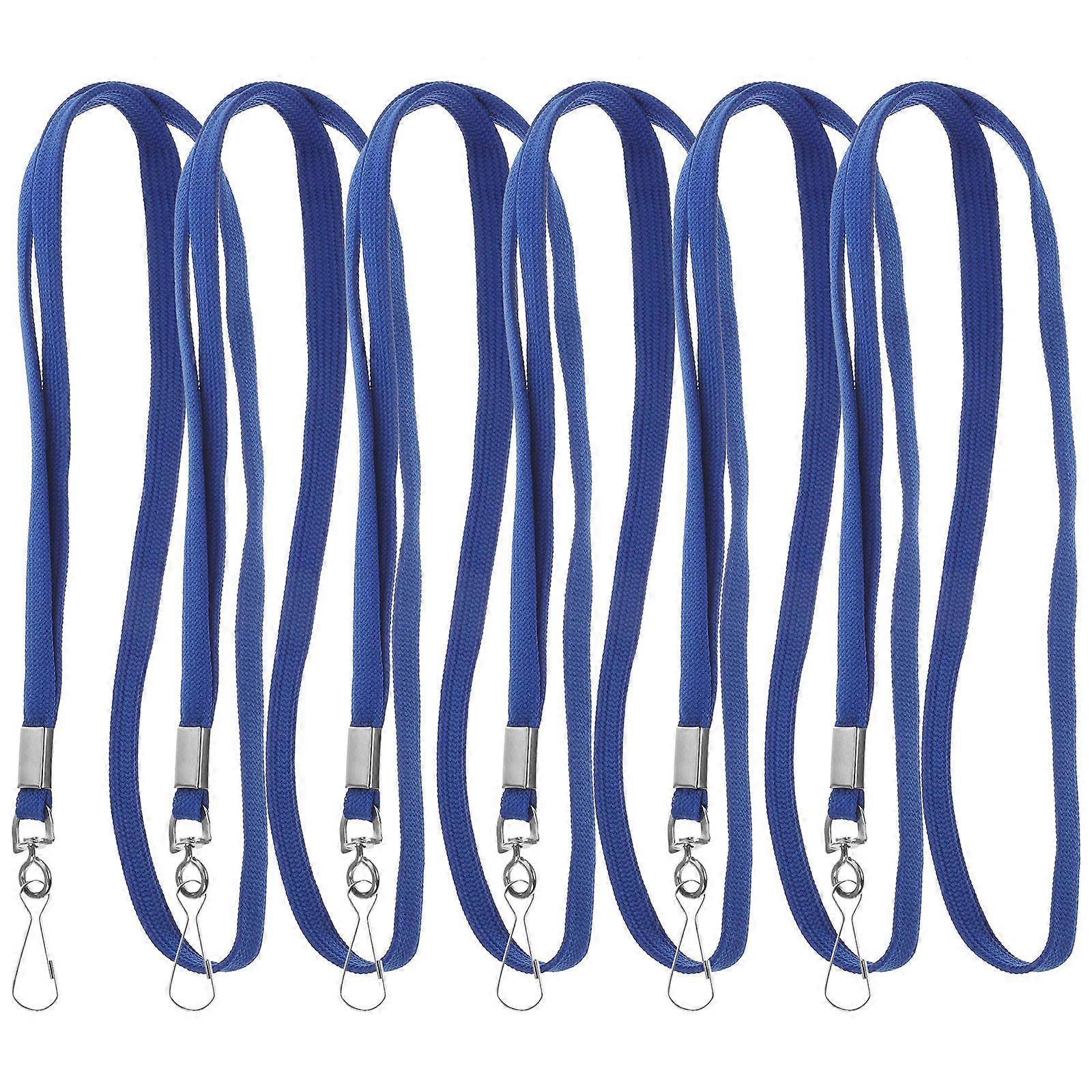 Reusable Blue Id Lanyard for Work 30Pcs Neck Lanyards with Buckle