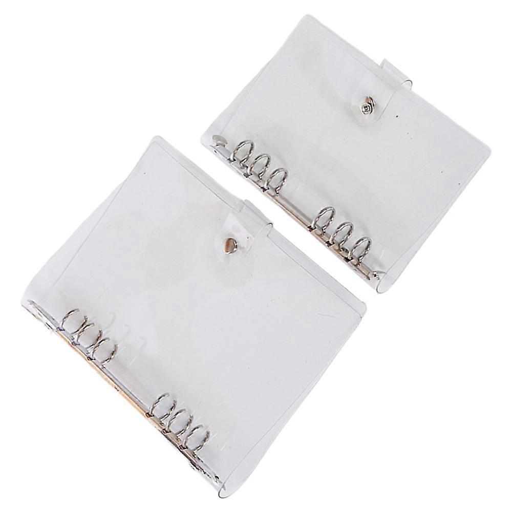 Planner Binder A5 Rectangular Six Holes Design for School Office Dustproof 2Pcs