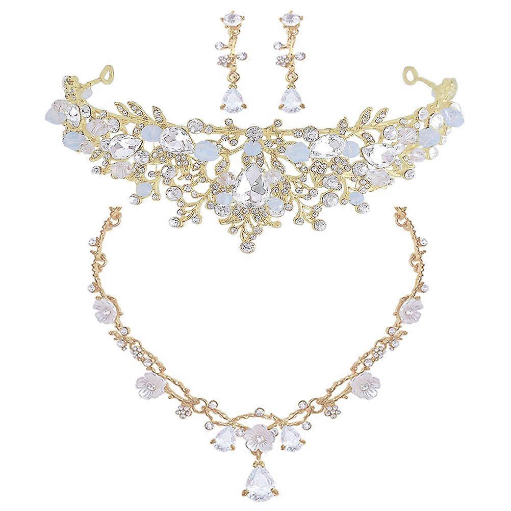 Rhinestone Crown Headband Children Gift Special Occasions Sets